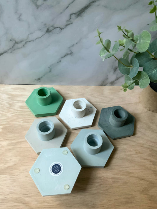 Hexagon Candle Holders