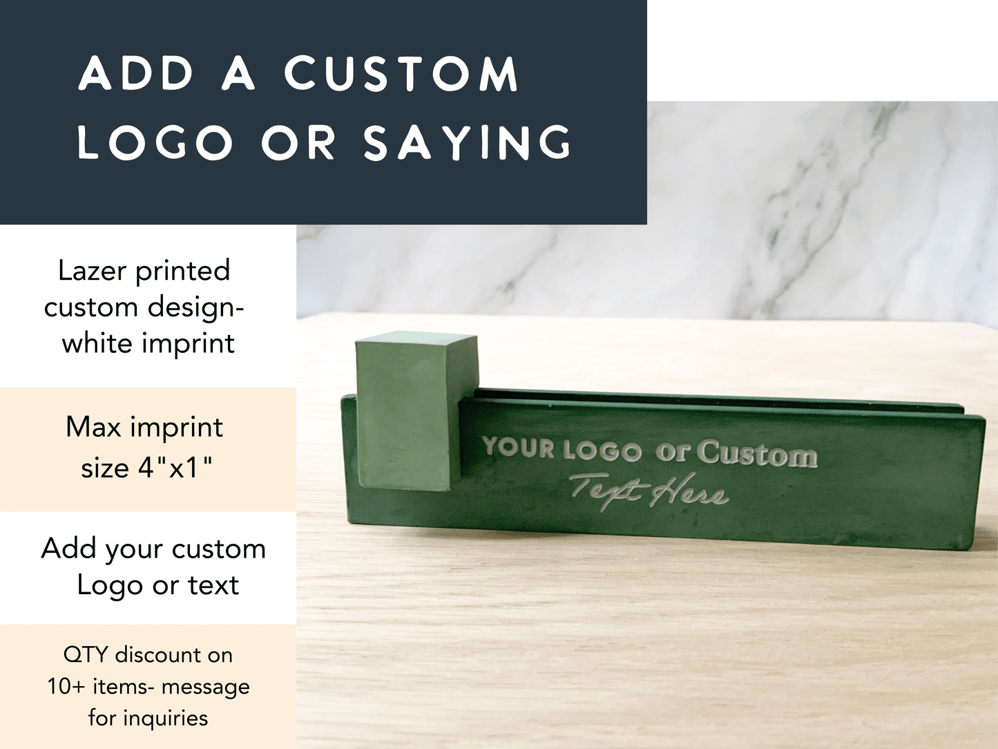 Personalized Photo and Business card Holder