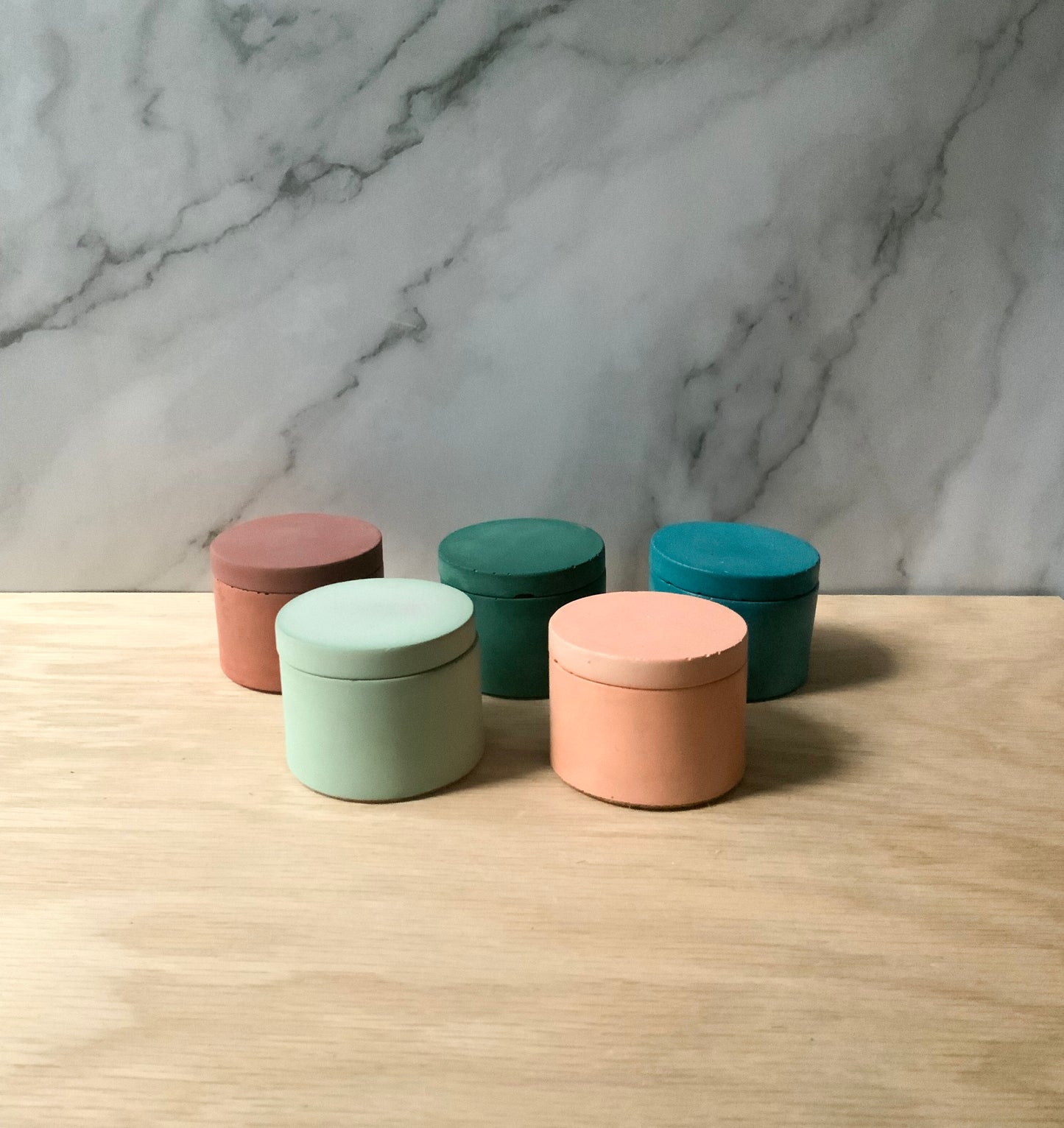 Storage Container | Gypsum Cement Pinch Pot | Jewelry Storage