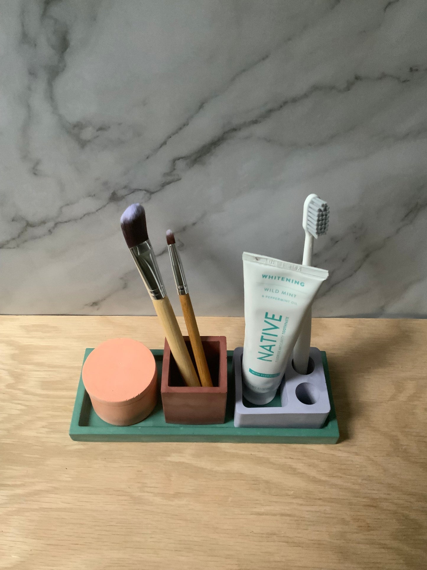 Personalized Storage Container | Gypsum Cement Pinch Pot | Jewelry Storage