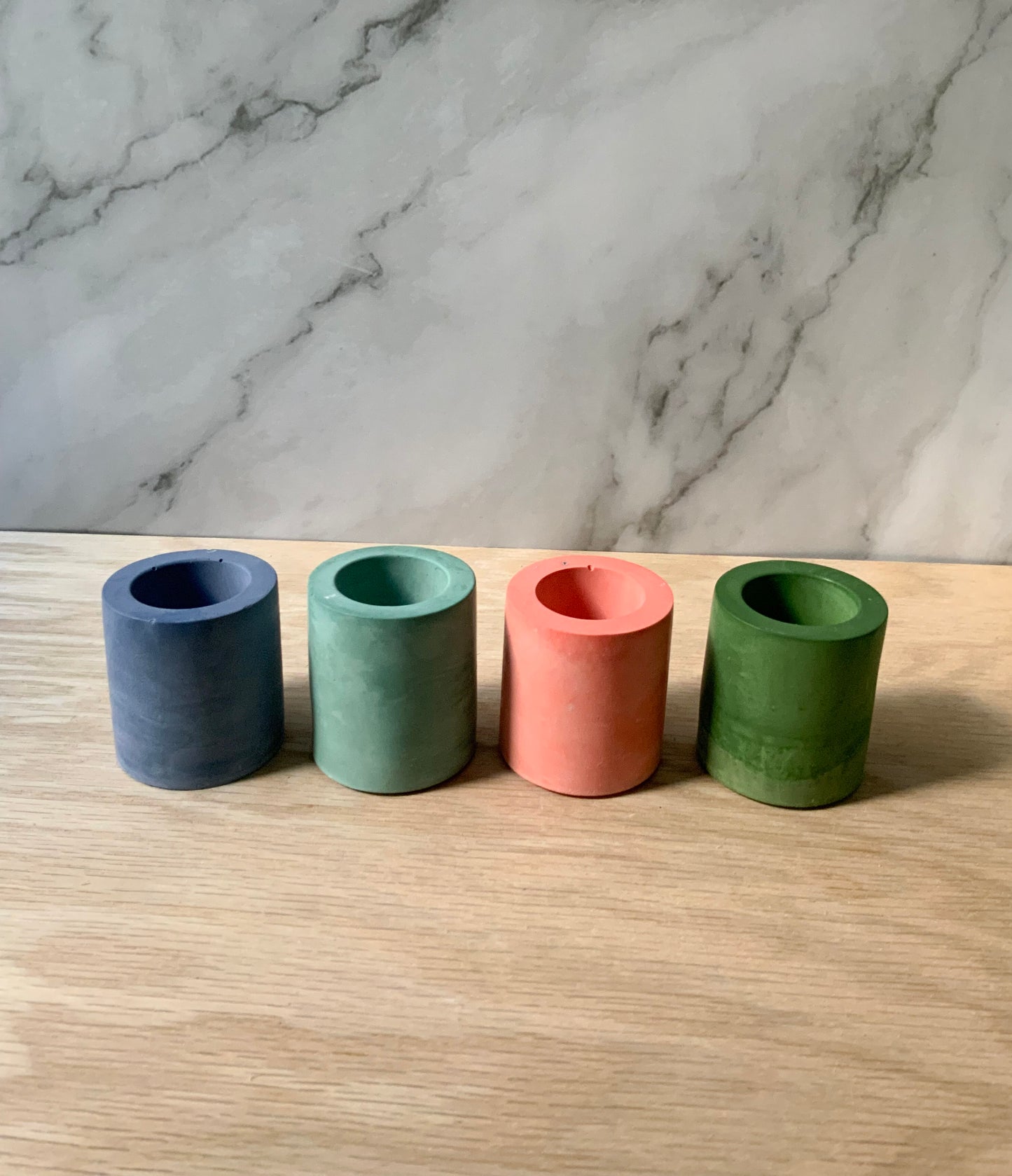Toothbrush Holder | Modern Bathroom Accessories | Single Cement Toothbrush Stand | Razor Stand