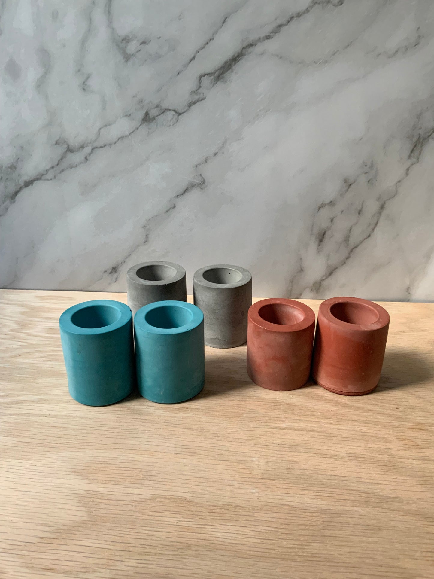Toothbrush Holder | Modern Bathroom Accessories | Single Cement Toothbrush Stand | Razor Stand
