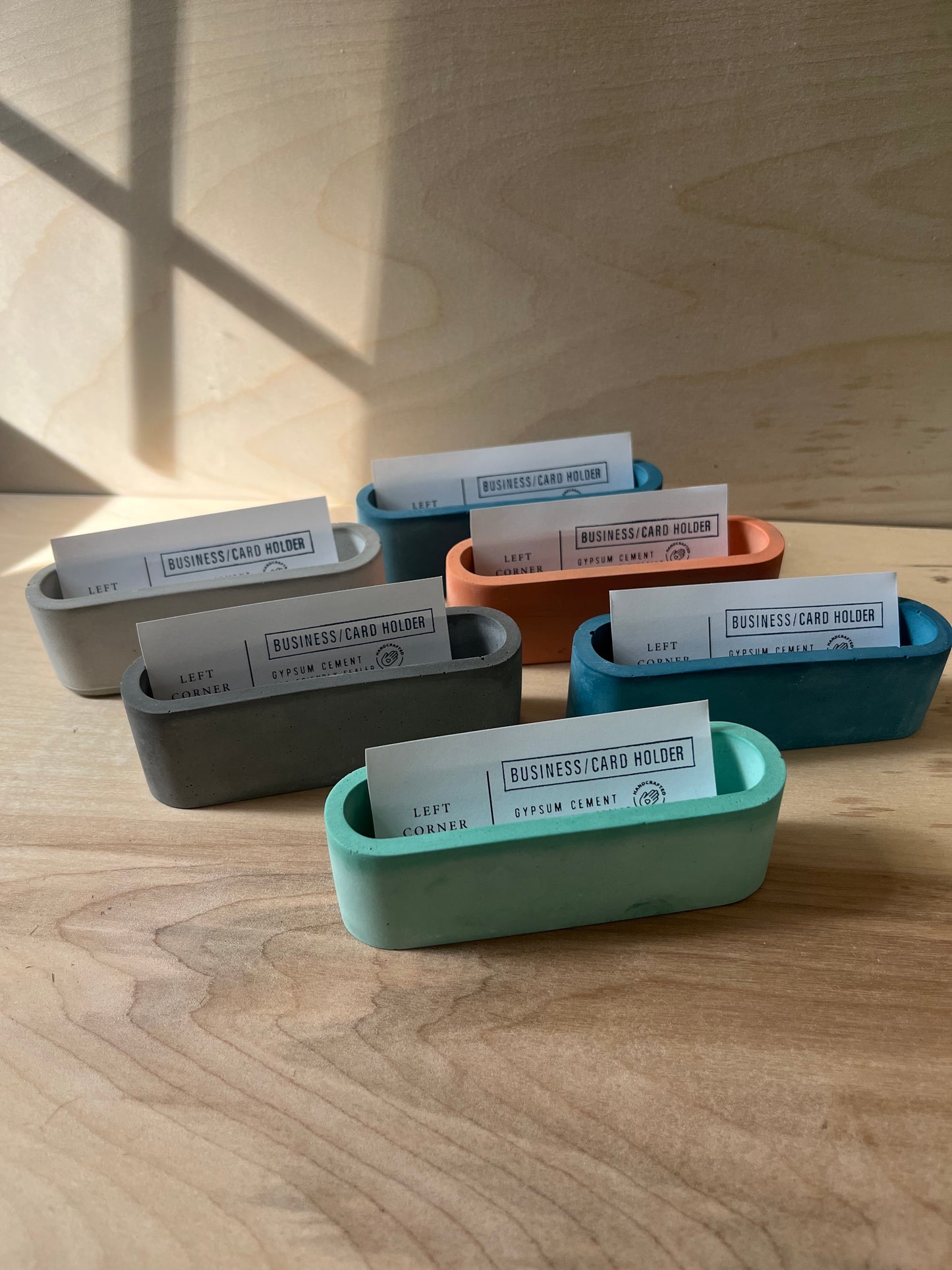 Business Card Holder- Desk Accessory