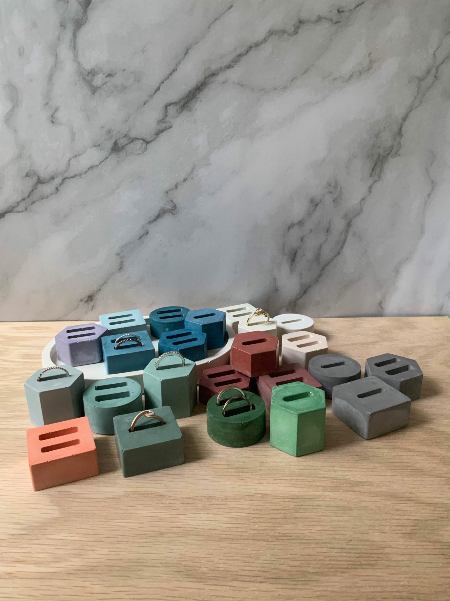 Ring organizer | Cement Ring Storage