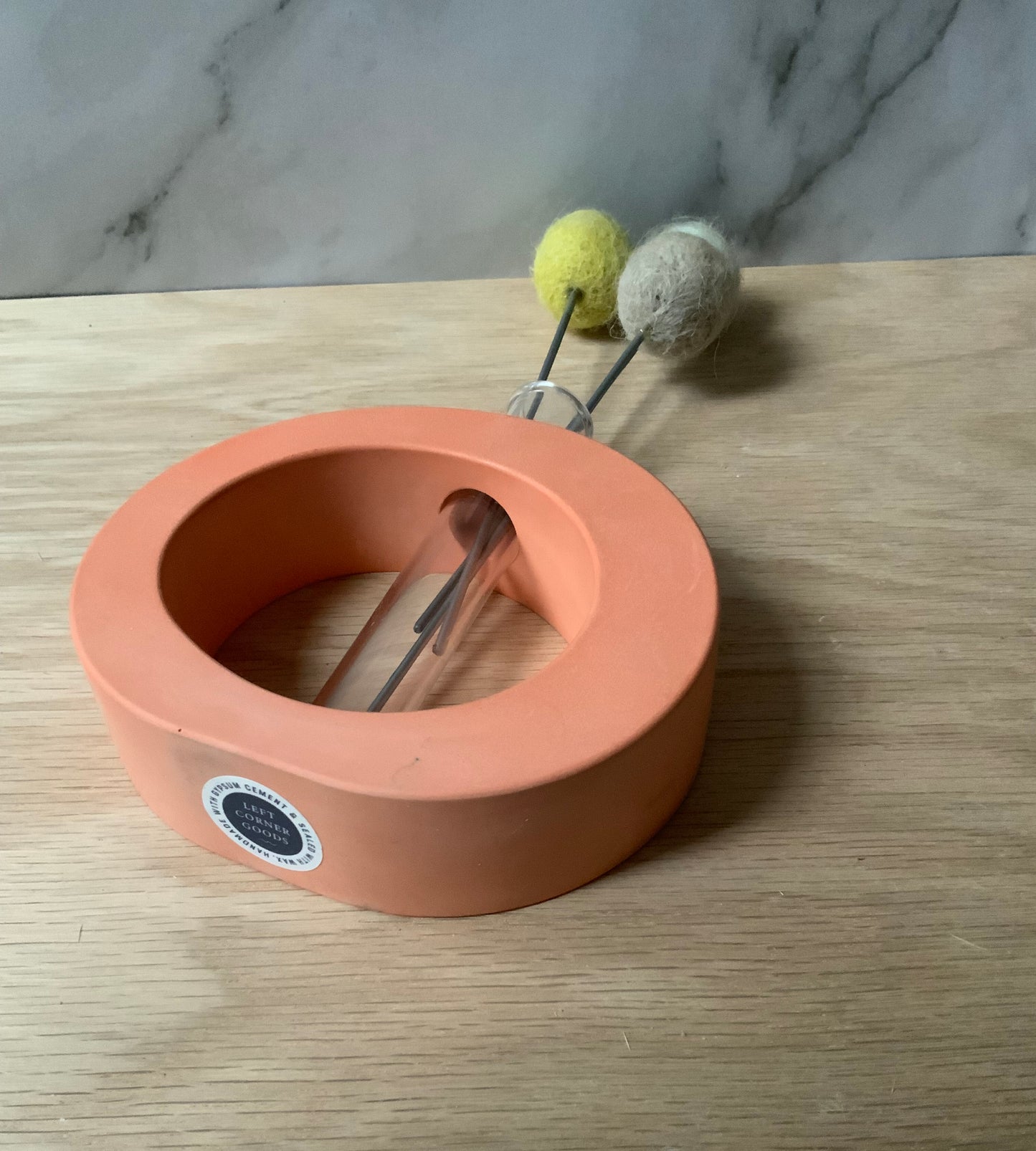 Oval Propagation Station Modern Bud Vase