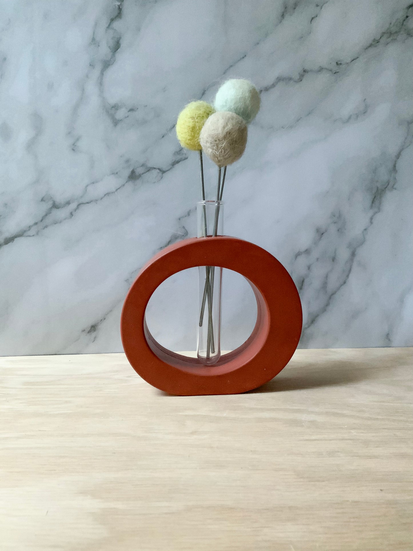 Oval Propagation Station Modern Bud Vase