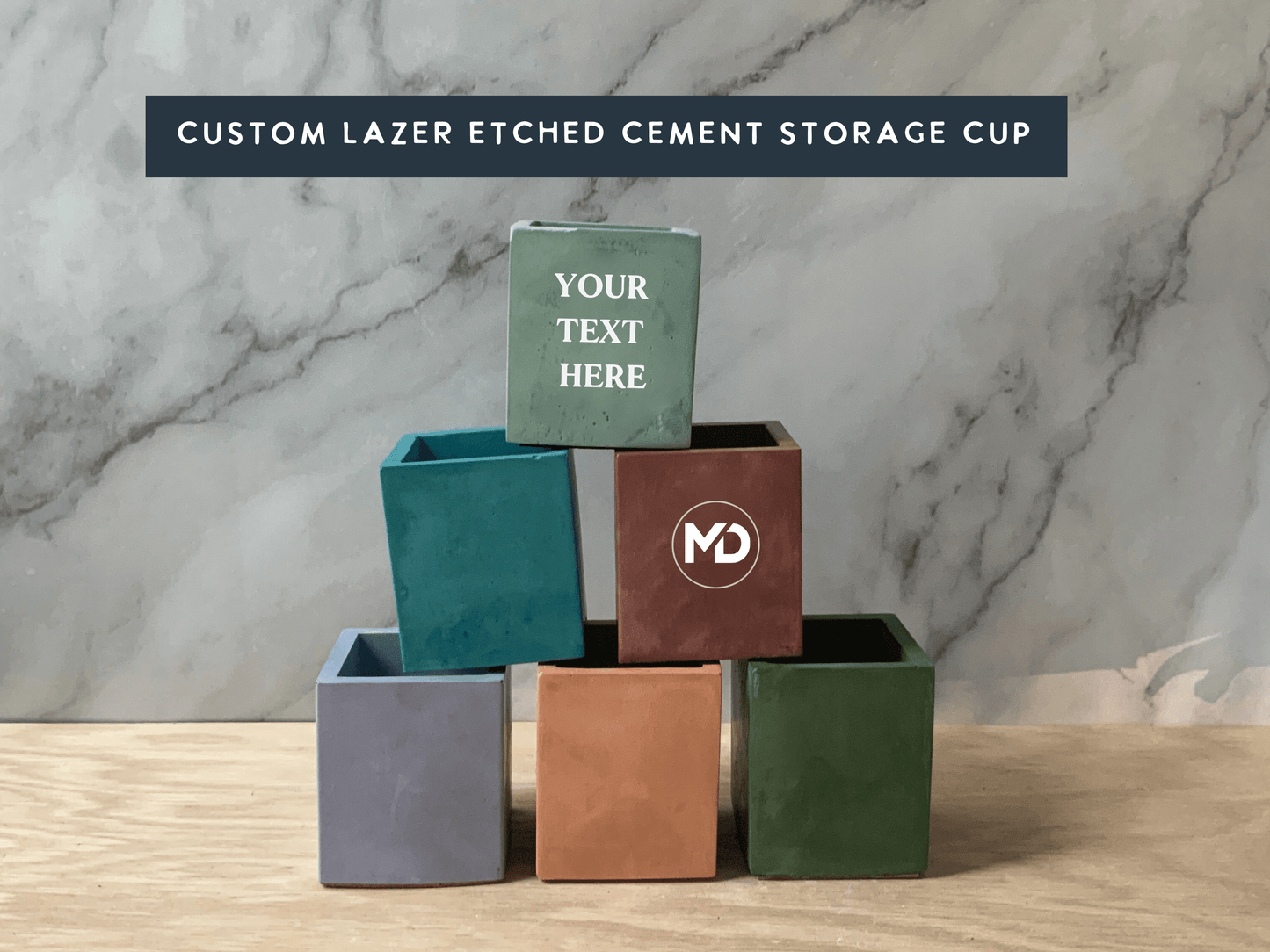 Personalized Small square Organization Cup