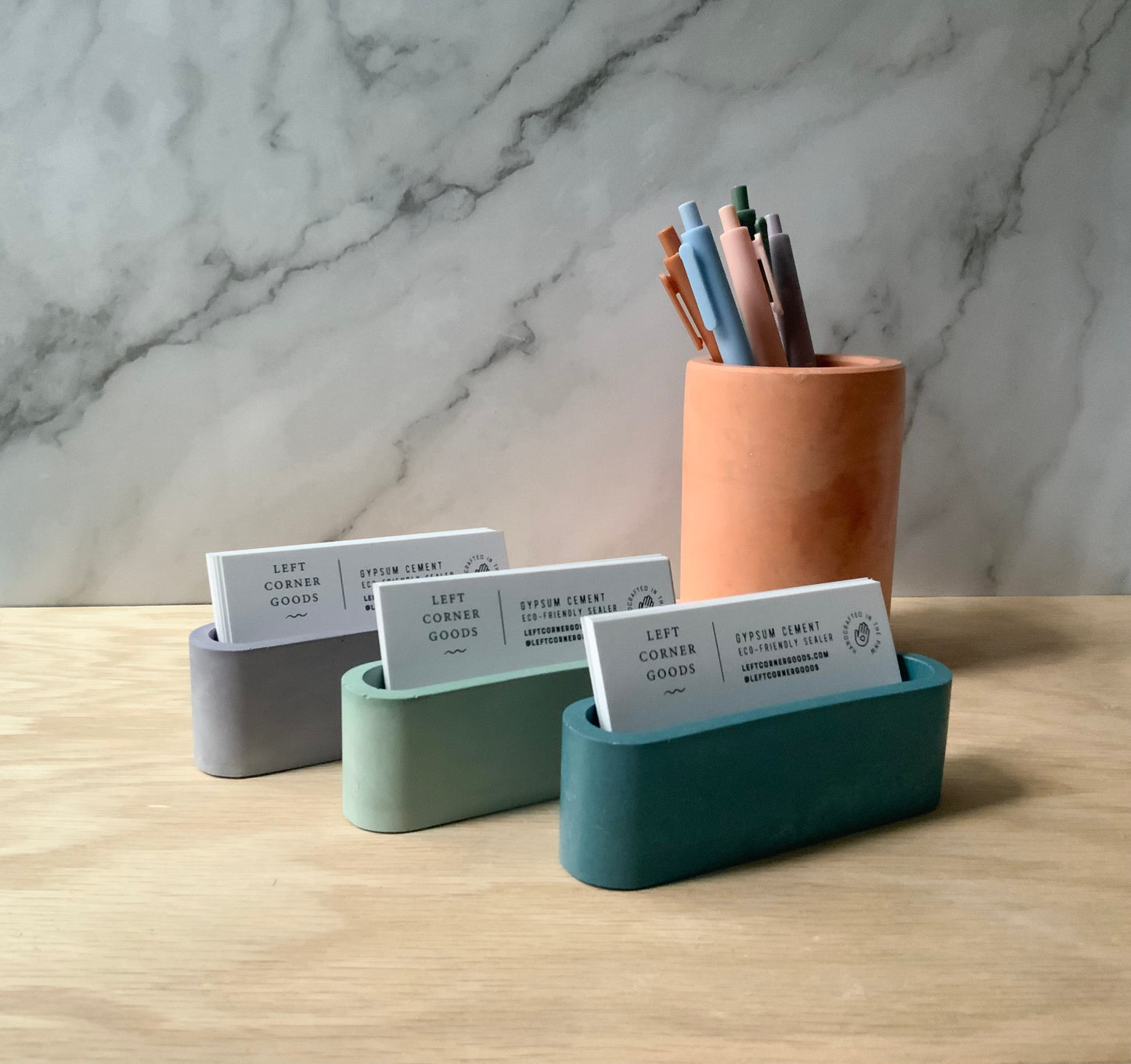 Business Card Holder- Desk Accessory