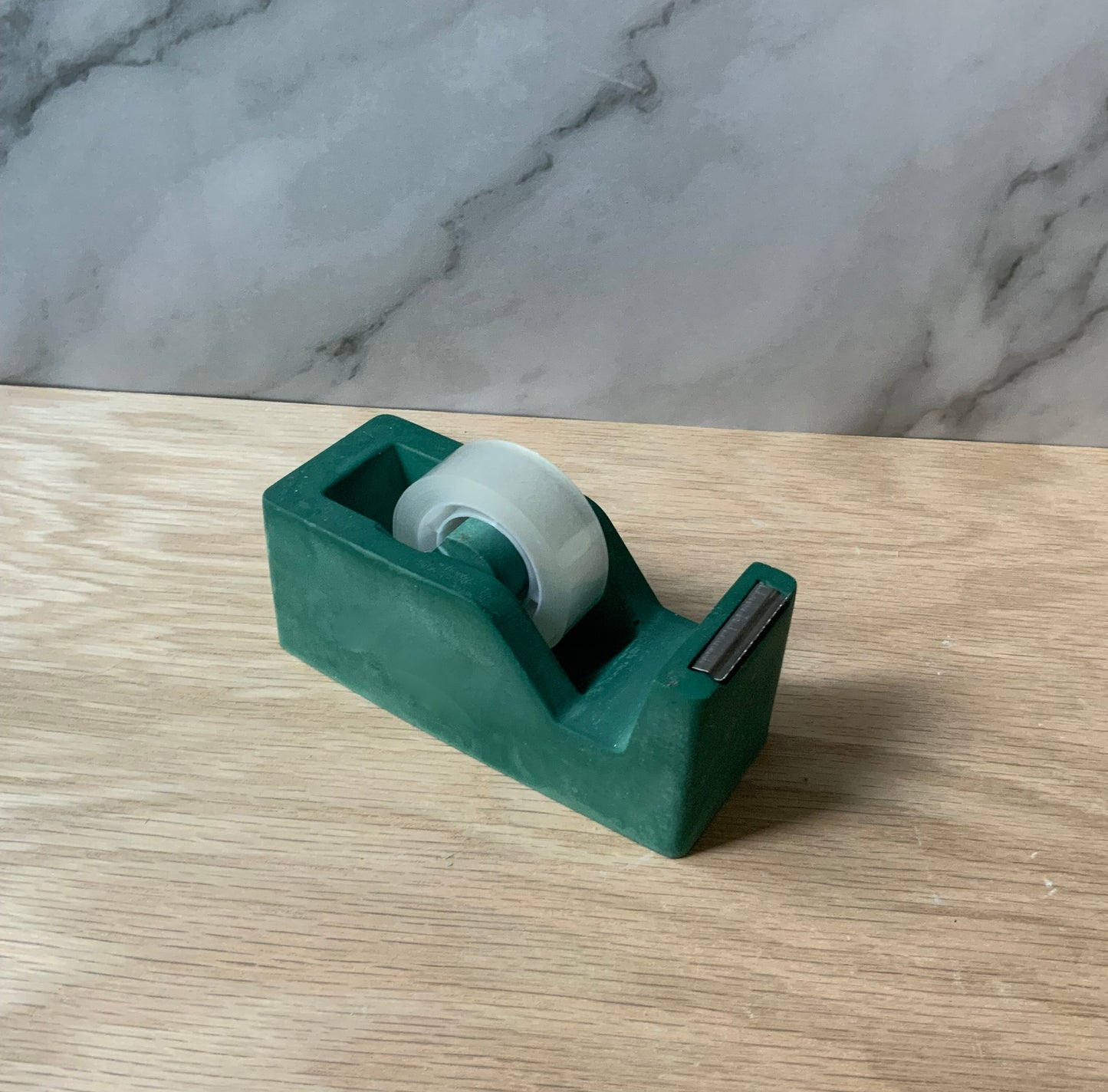Cement Tape Dispenser | Modern Industrial Office Decor | Unique Concrete Desk Accessory | Stylish and Functional Tape Holder | Office Gift