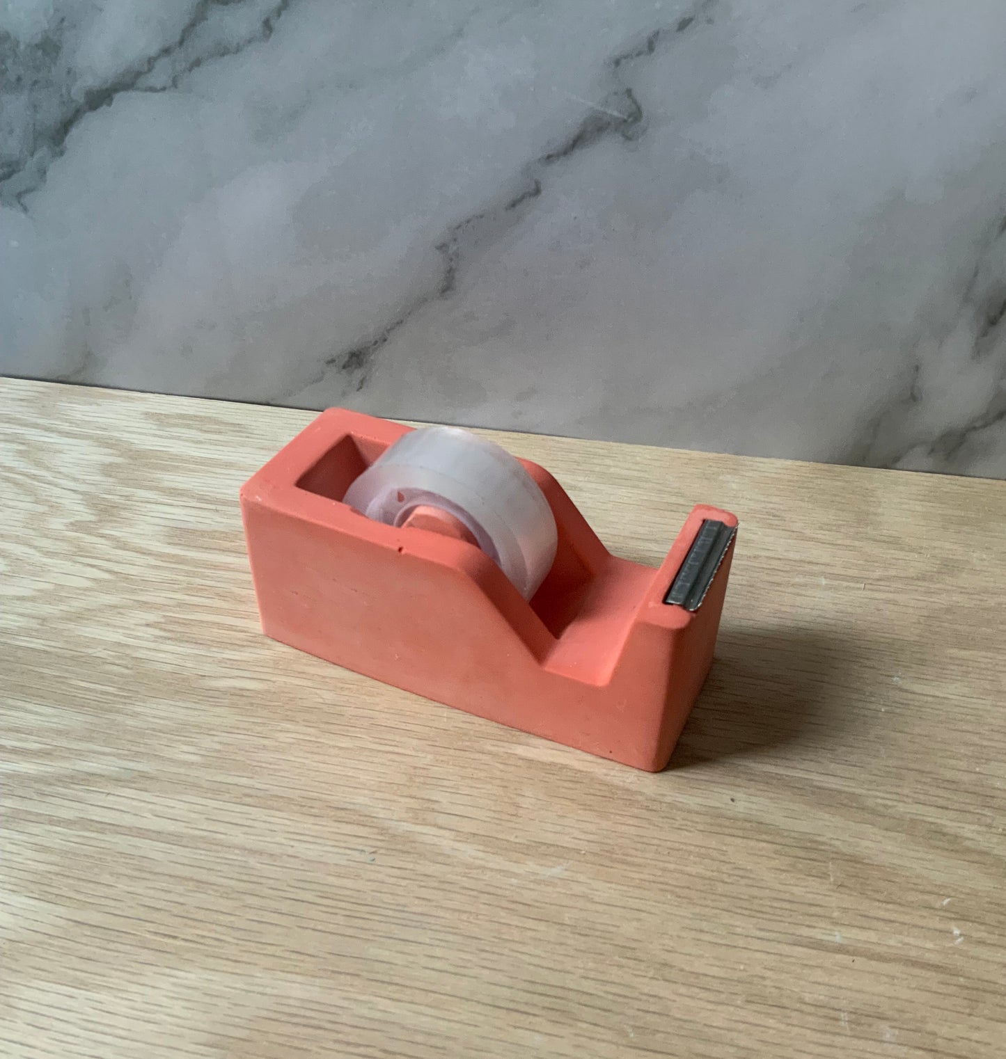Cement Tape Dispenser | Modern Industrial Office Decor | Unique Concrete Desk Accessory | Stylish and Functional Tape Holder | Office Gift