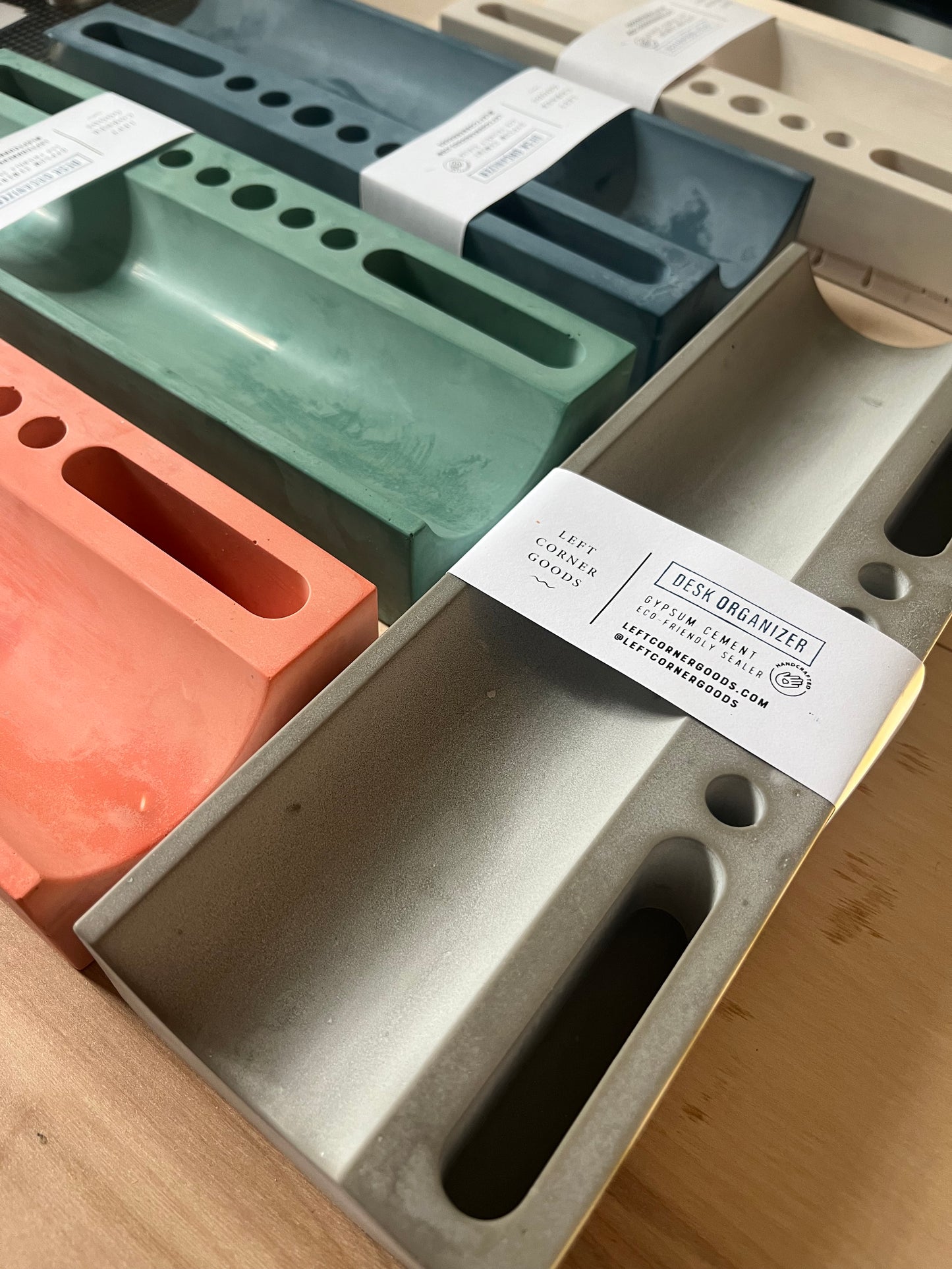 Large Stone Desk Organizer