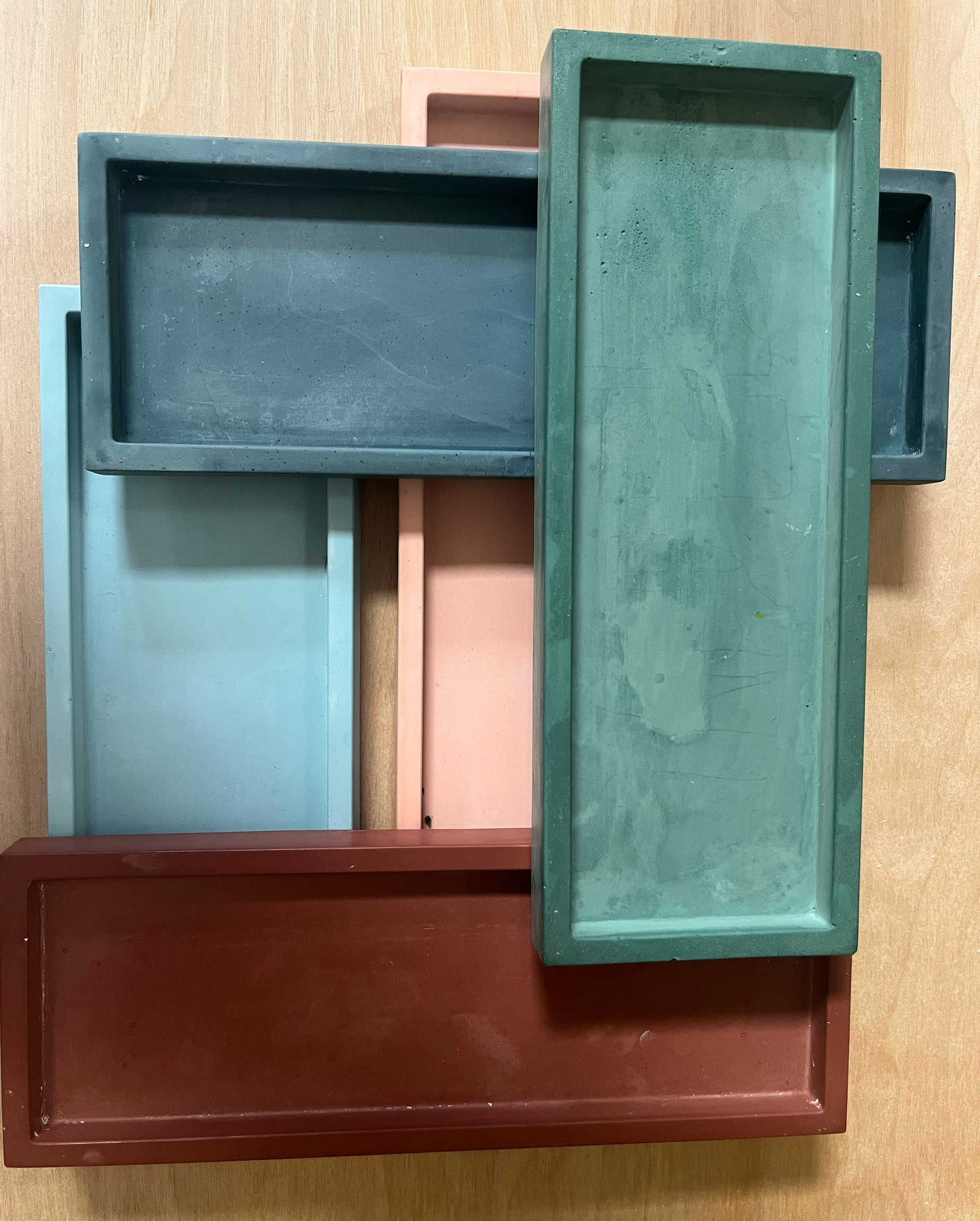 Stone Decorative Rectangular Tray