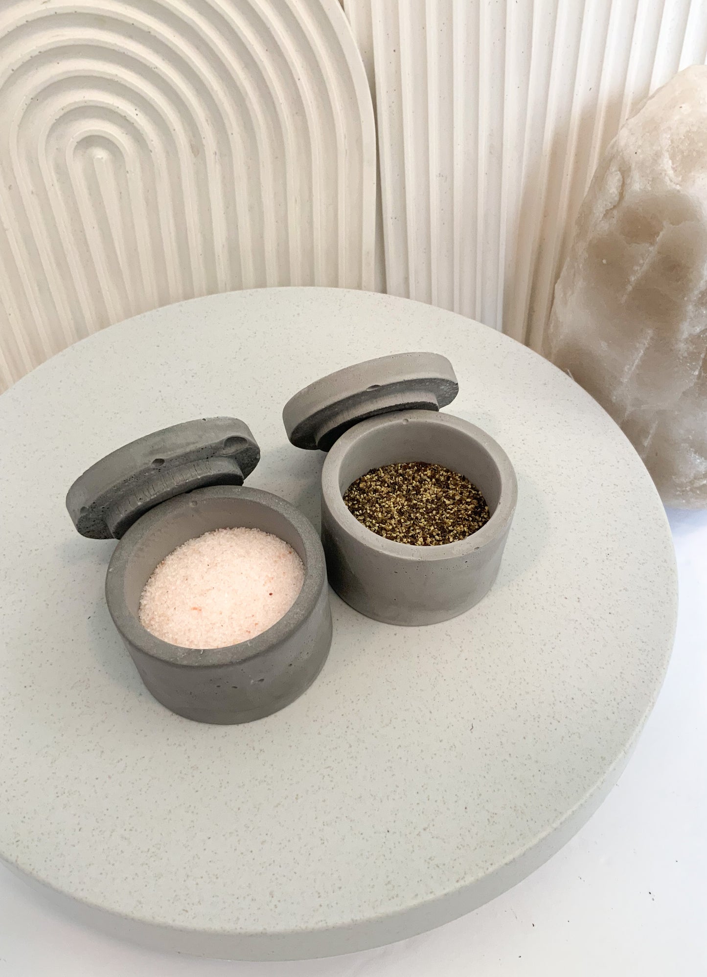 Storage Container | Gypsum Cement Pinch Pot | Jewelry Storage