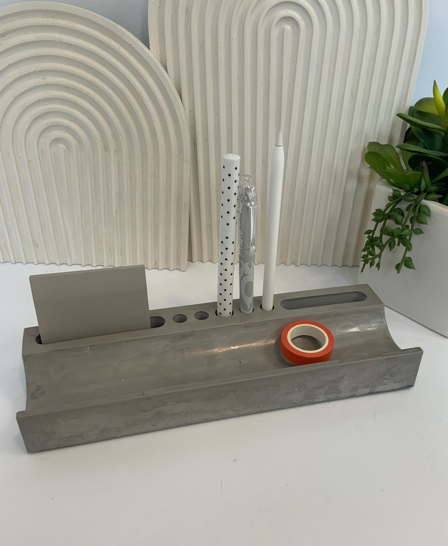 Large Stone Desk Organizer