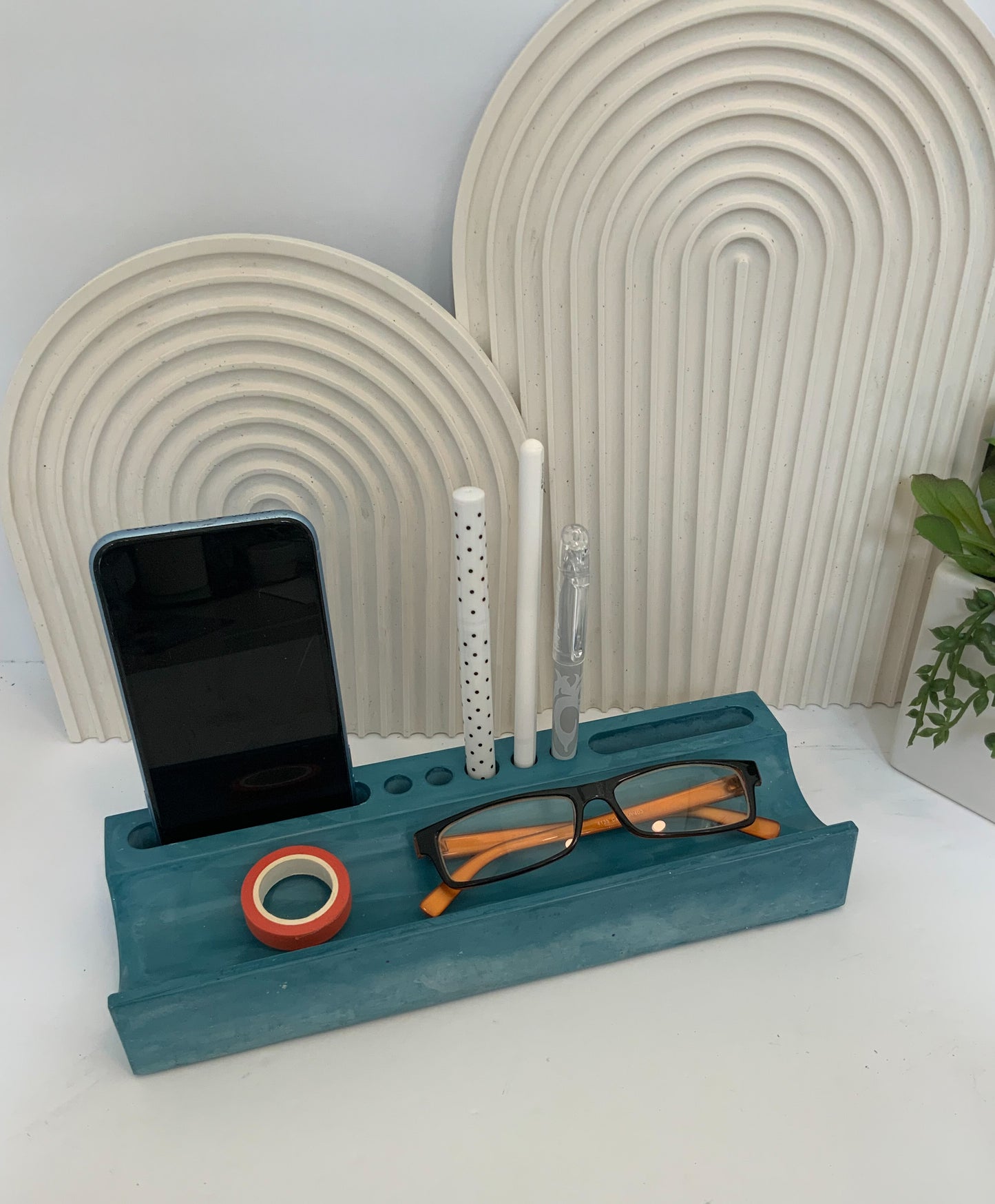 Large Stone Desk Organizer
