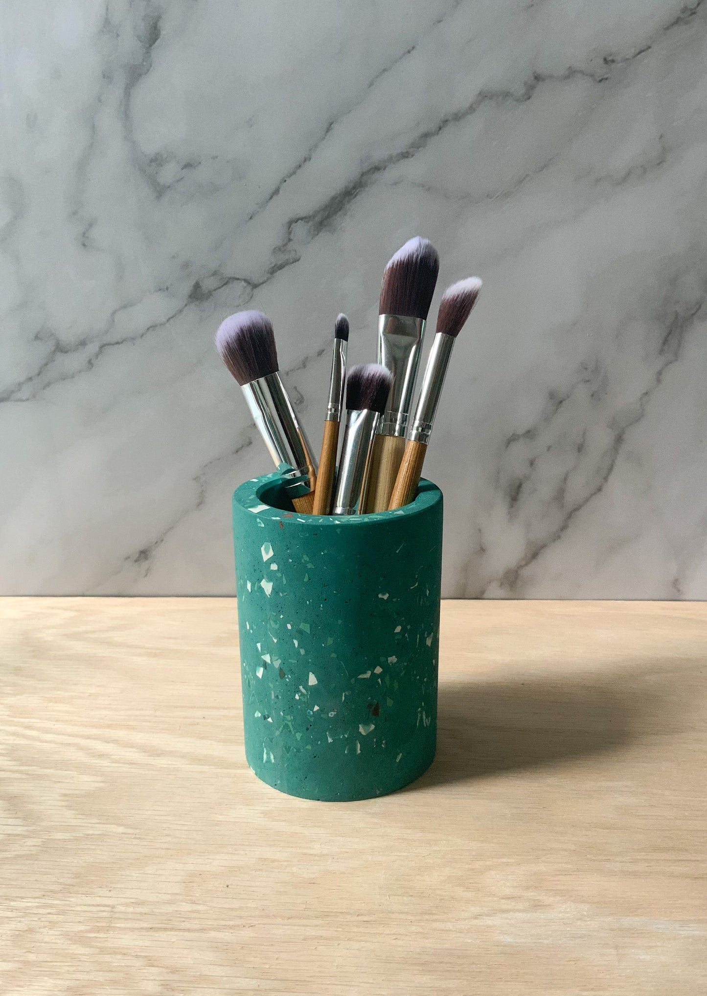 Terrazzo Storage Cup Pen Pot | Modern Desk Storage | Bathroom Storage | Concrete home decor | Bath accessories