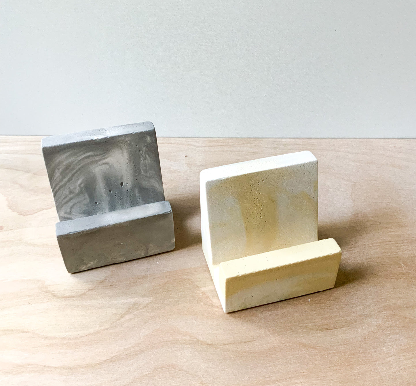 Marble Phone Holder, Concrete Cell Stand, Desk Organization
