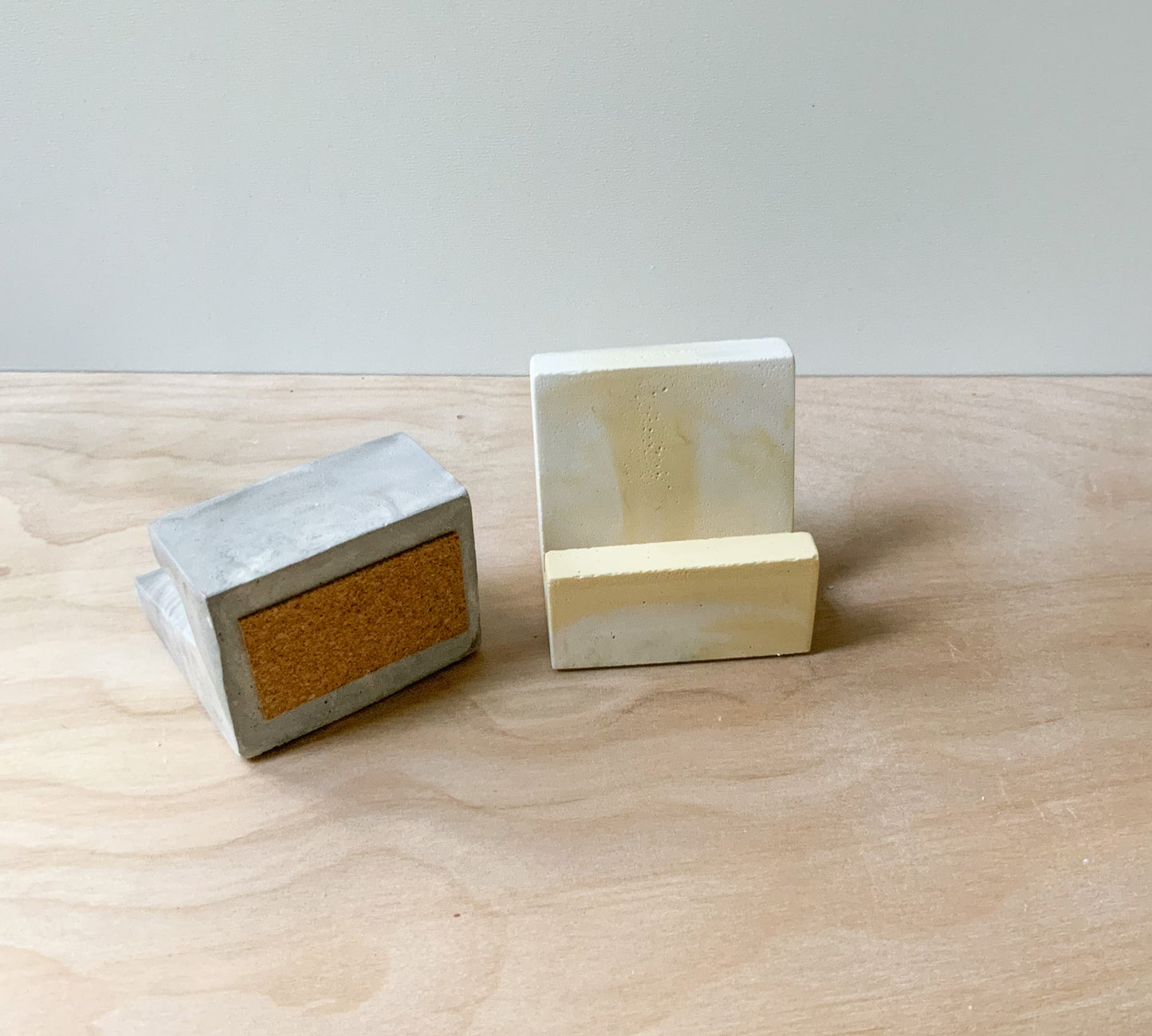 Marble Phone Holder, Concrete Cell Stand, Desk Organization
