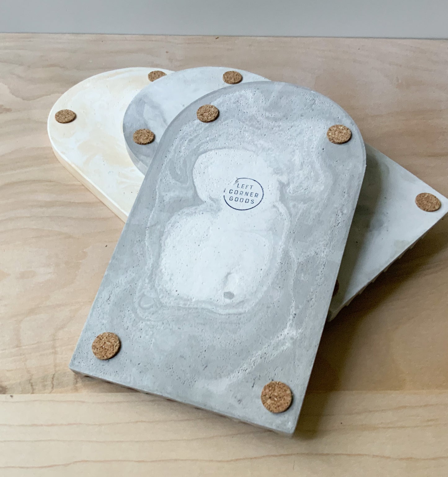Marble Concrete Stone Arch Tray