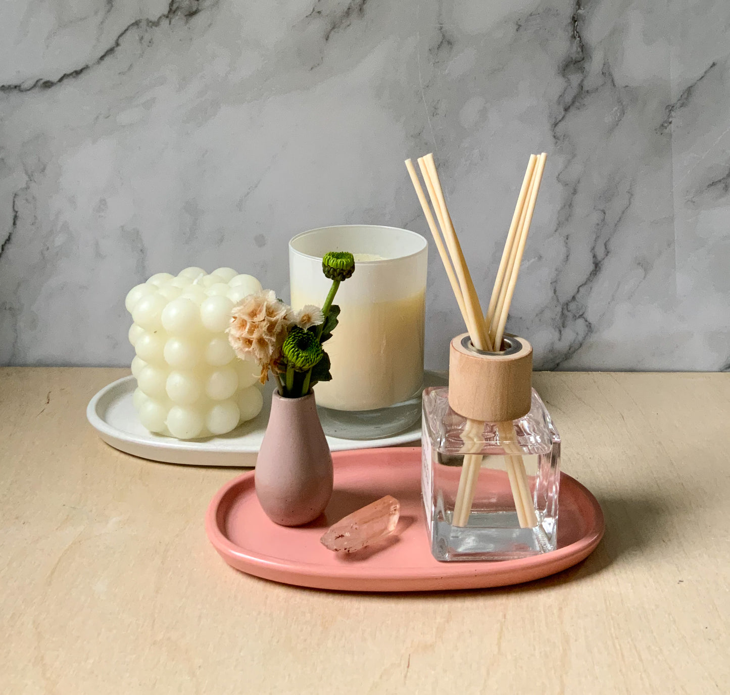 Concrete Oval Tray | candle catch all | Plant tray