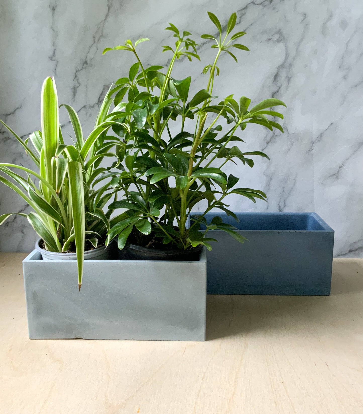 Concrete Planter – Handmade Modern Indoor Outdoor Plant Pot