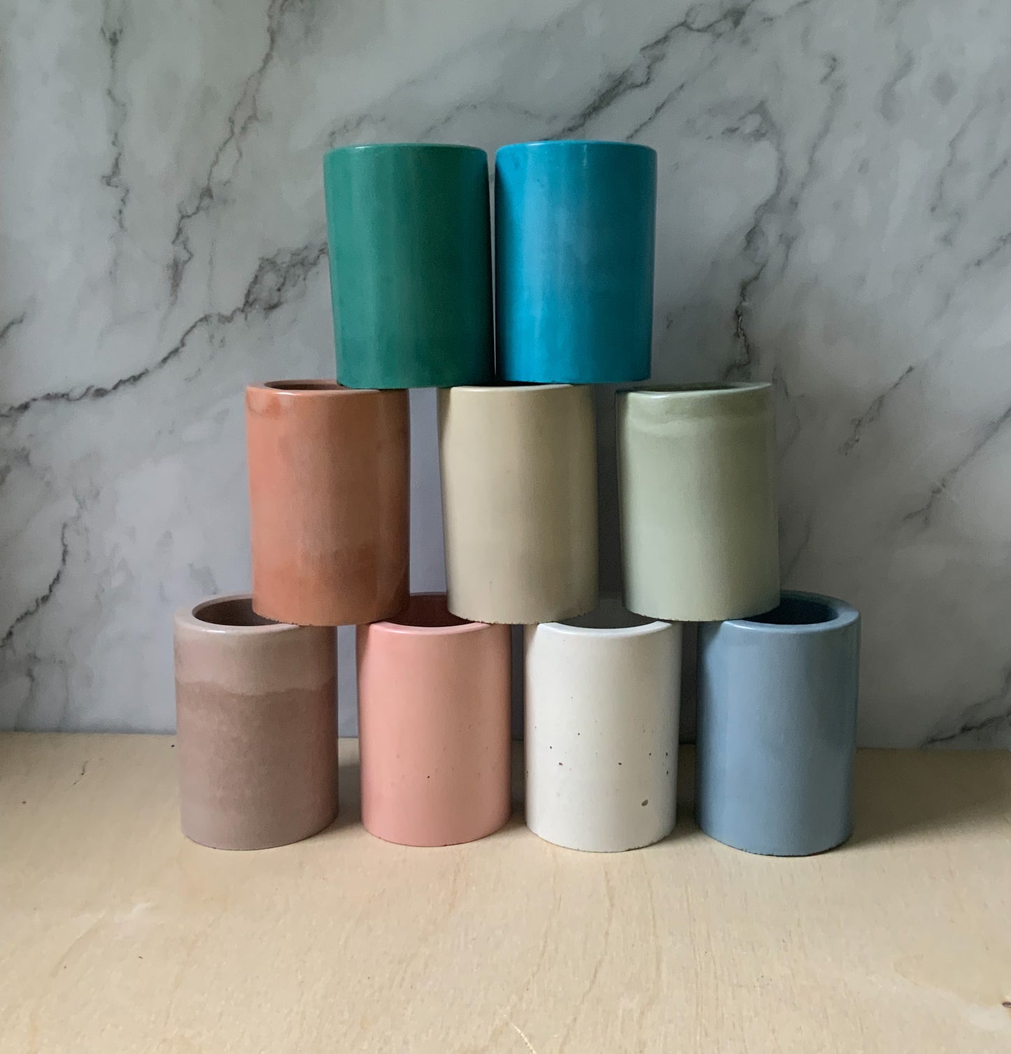 Concrete Storage Cup- Desk or Bathroom
