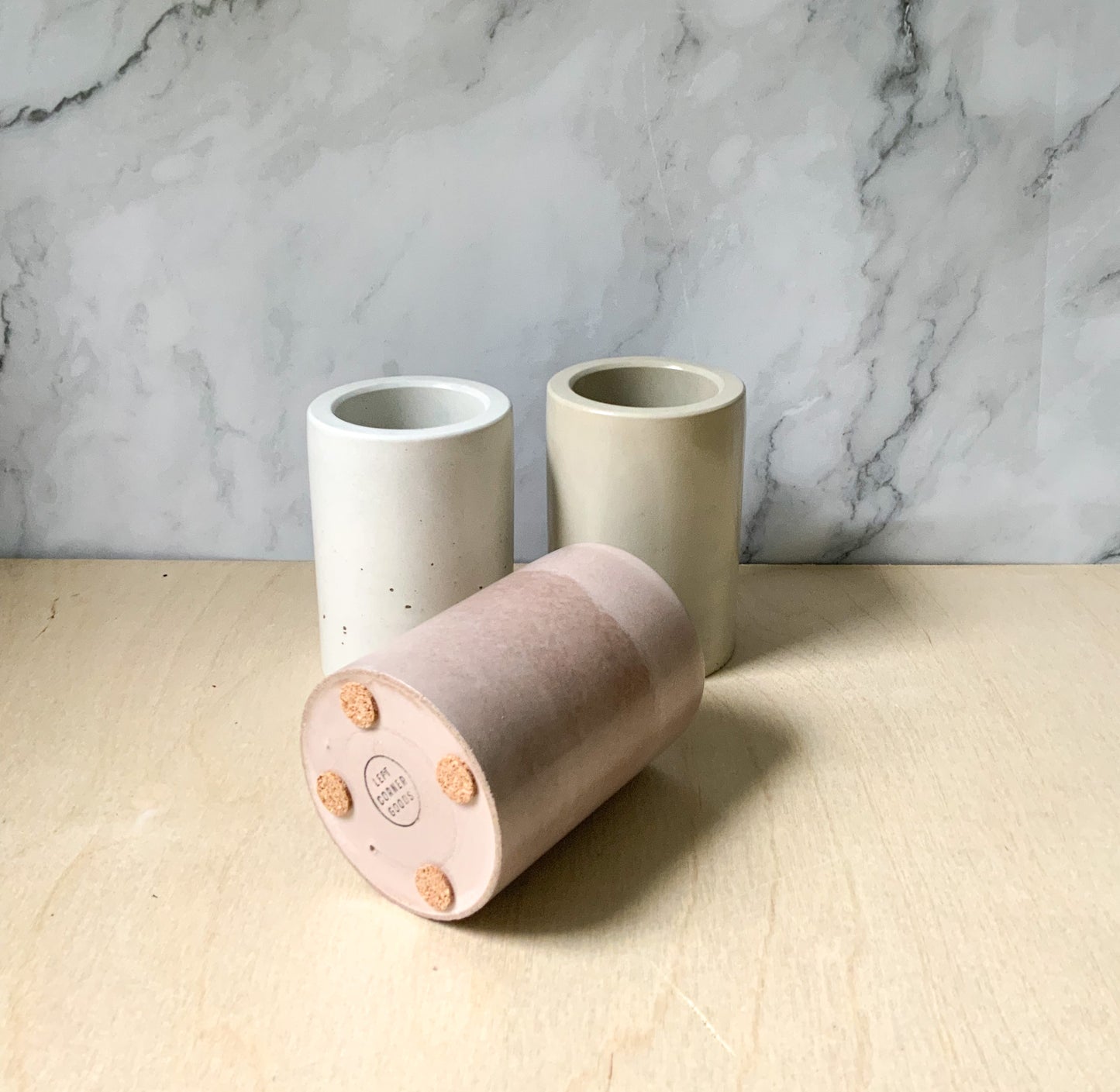 Concrete Storage Cup- Desk or Bathroom