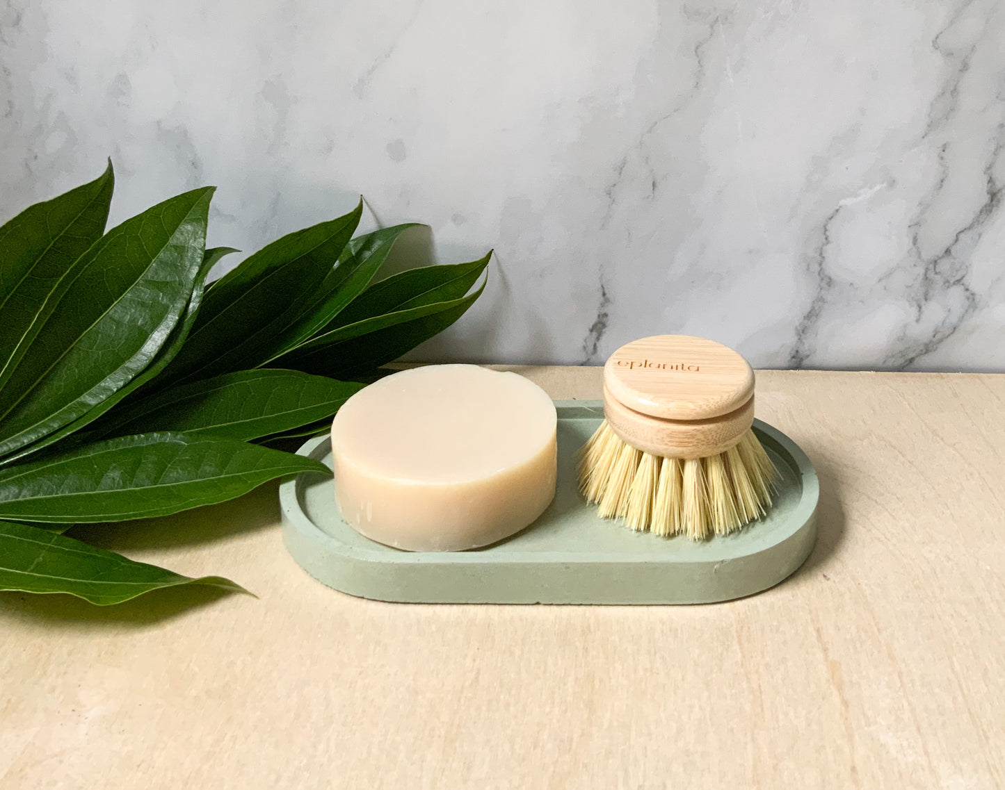 Concrete Oval Tray | candle tray | trinket tray modern