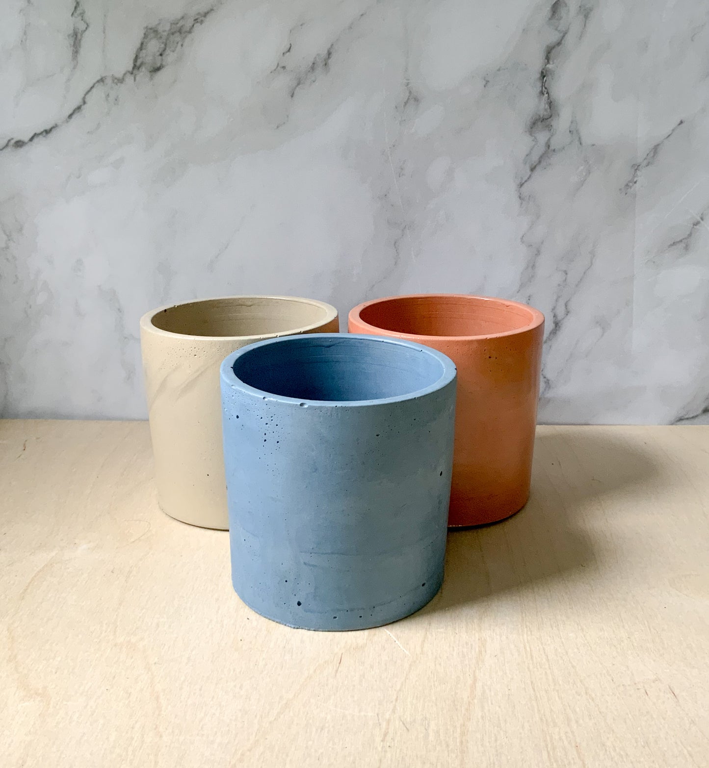 Industrial Concrete Kitchen Utensil Holder