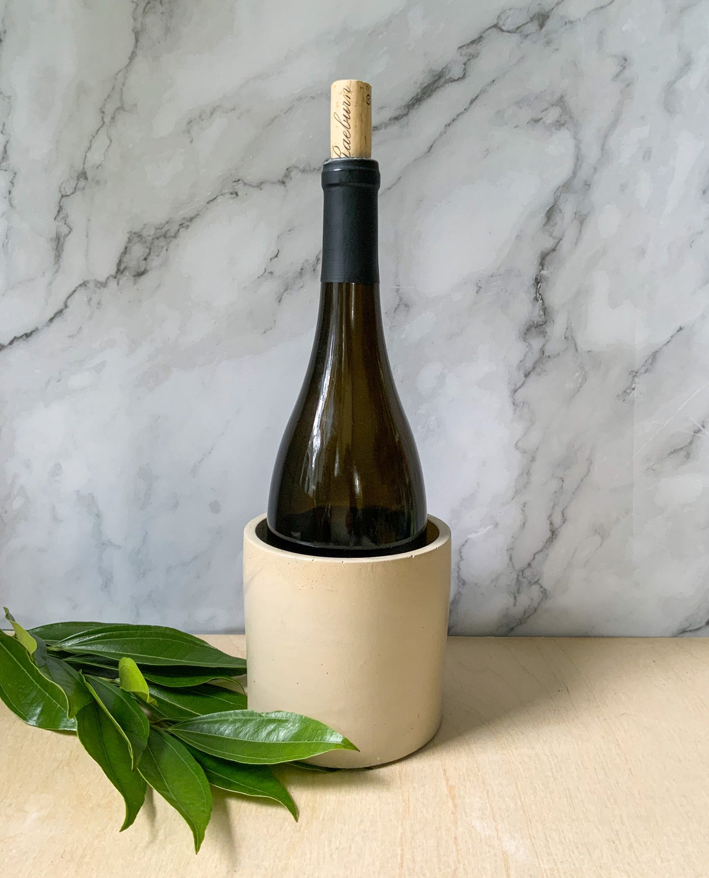Industrial Concrete Kitchen Utensil Holder