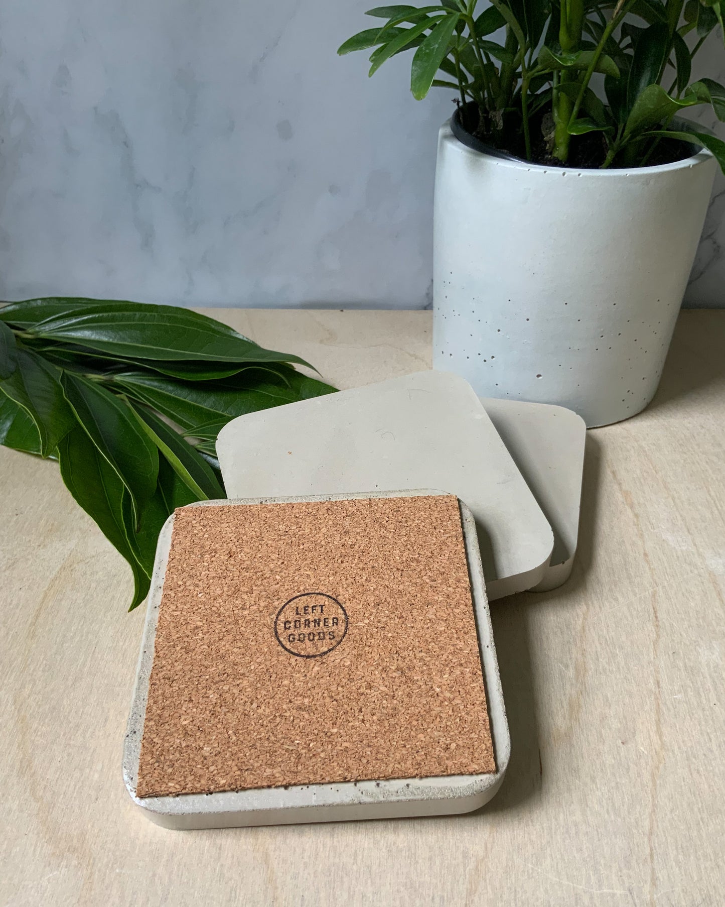 Concrete Coasters for Coffee Table