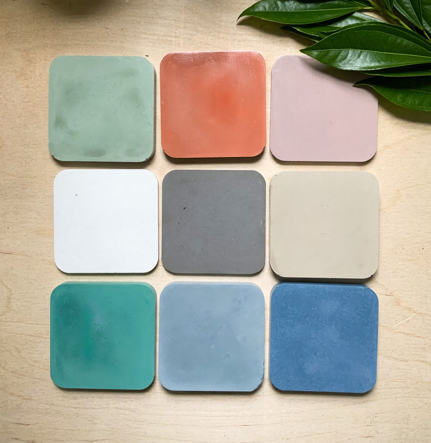 Concrete Coasters for Coffee Table