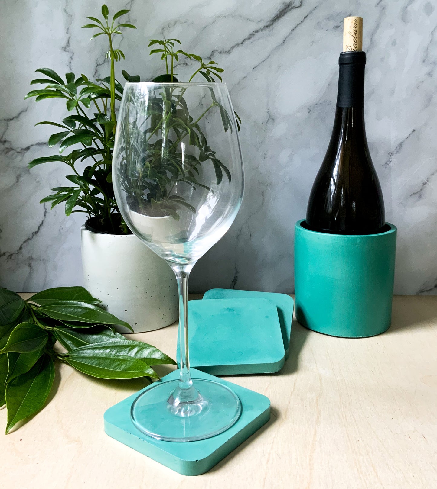 Concrete Coasters for Coffee Table