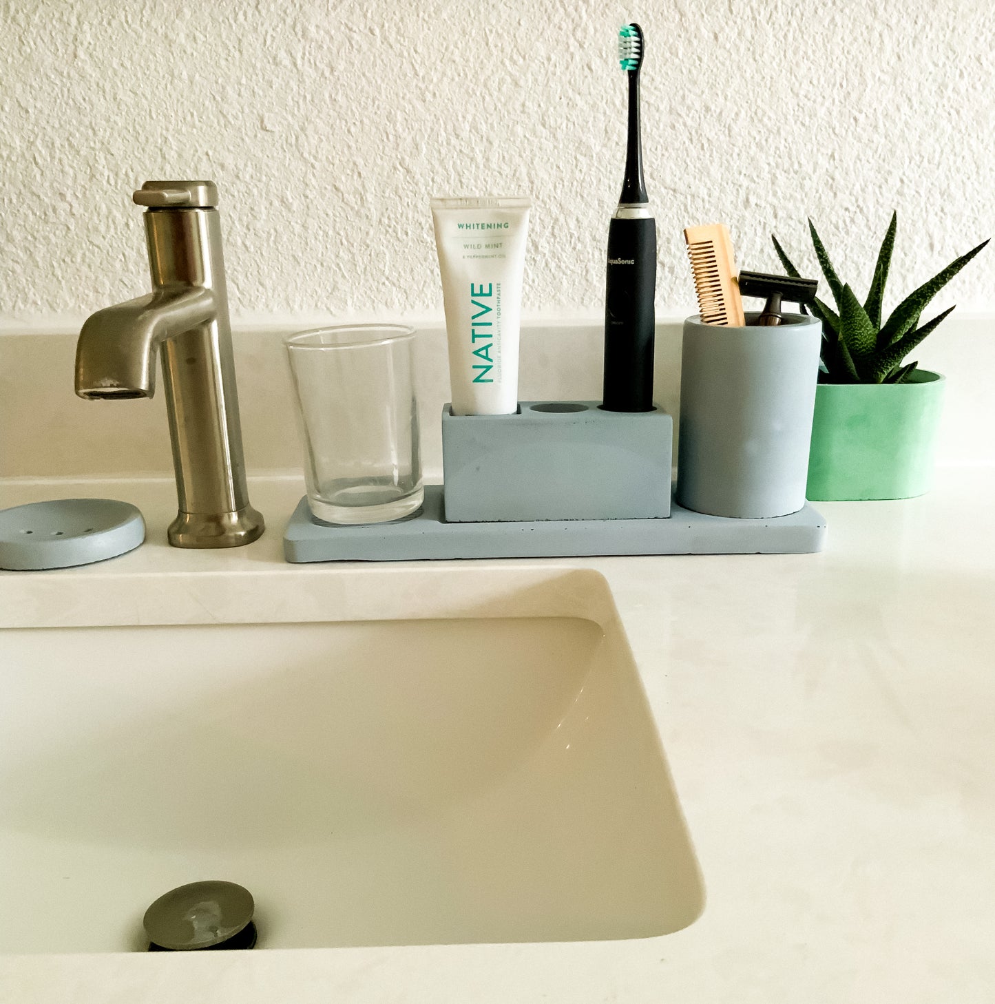 Concrete Storage Cup- Desk or Bathroom