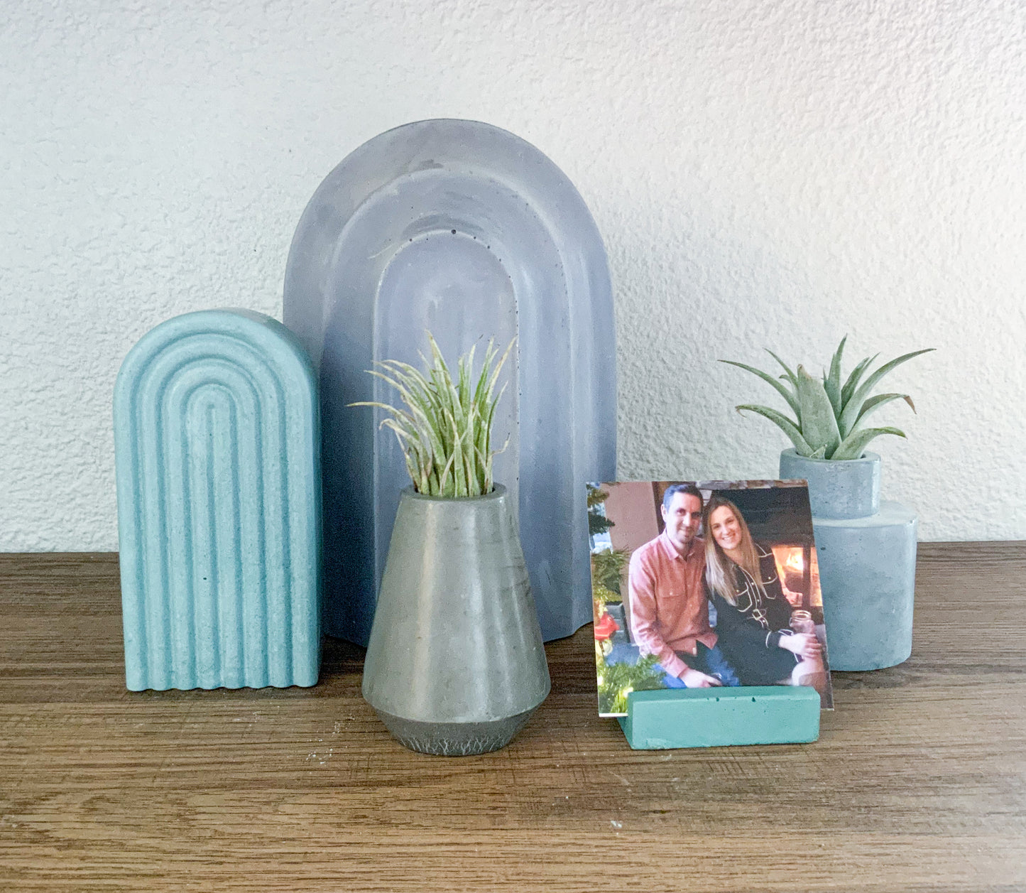 Concrete Small Vases - Industrial Bud Vase