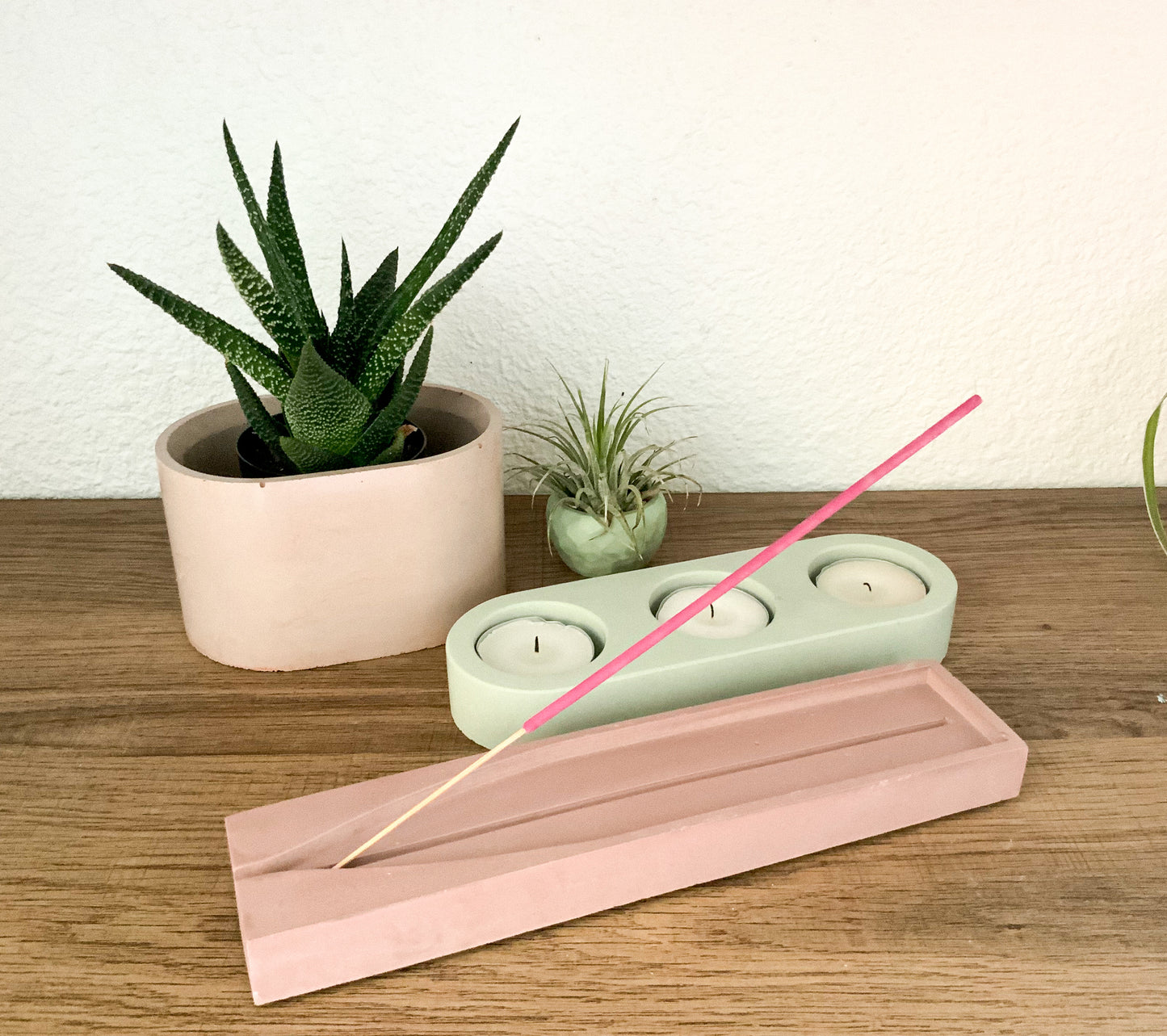 Succulent stone planter