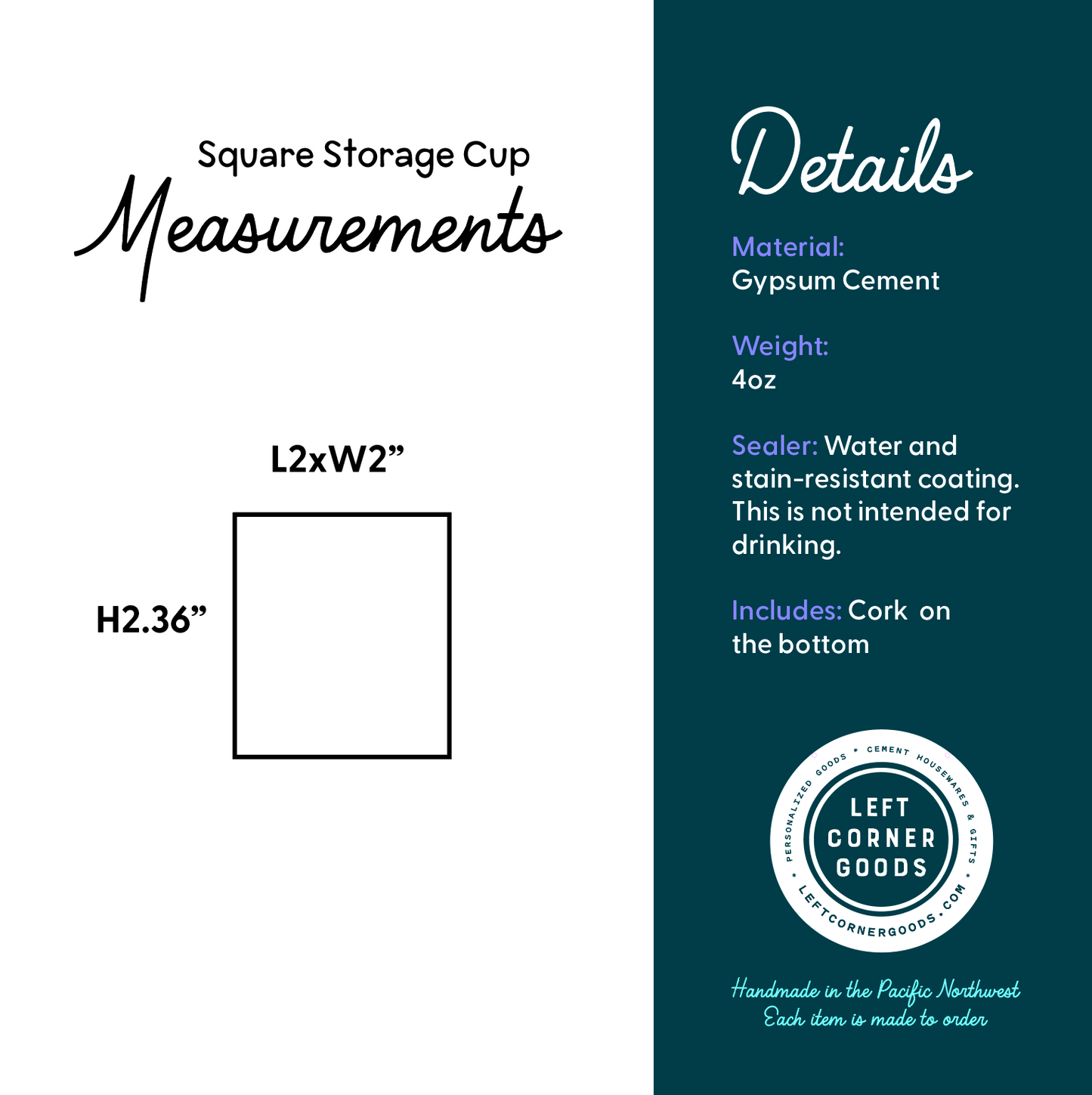 Small Black and White Minimalist Marble Cement Storage Organizer Cup for Desk or Bathroom