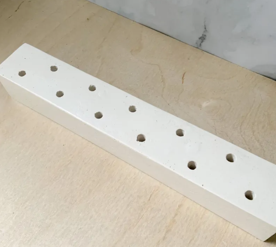 Concrete Dried Flower or Feather Display Bar