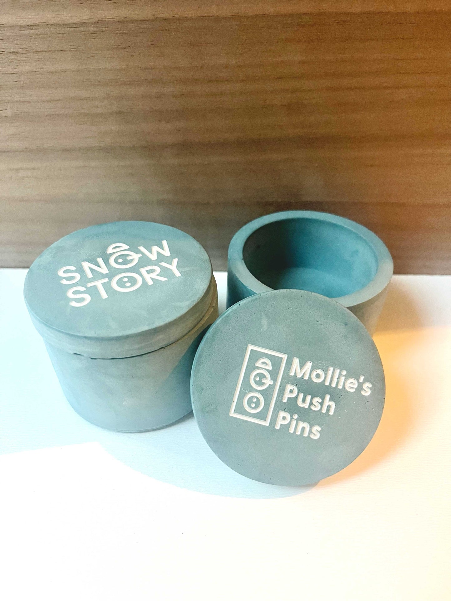 Personalized Storage Container | Gypsum Cement Pinch Pot | Jewelry Storage