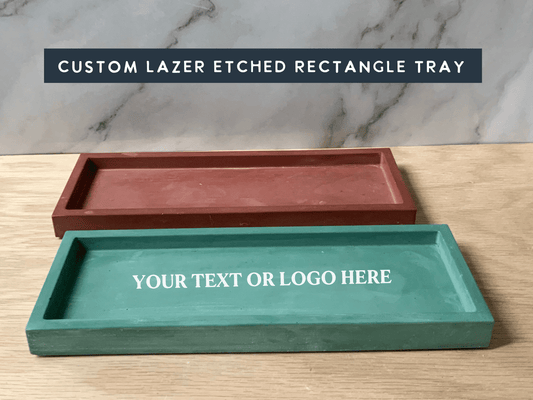 Personalized Stone Decorative Rectangular Tray