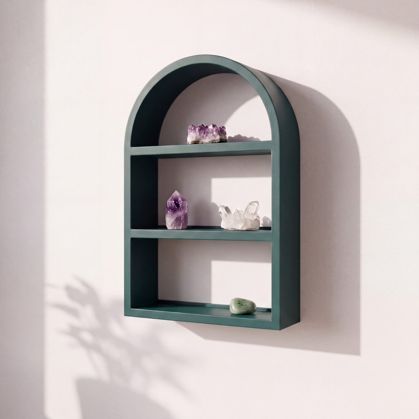 Arch Wall Shelf for Mini Figures, 3D Printed Collectible Shelf