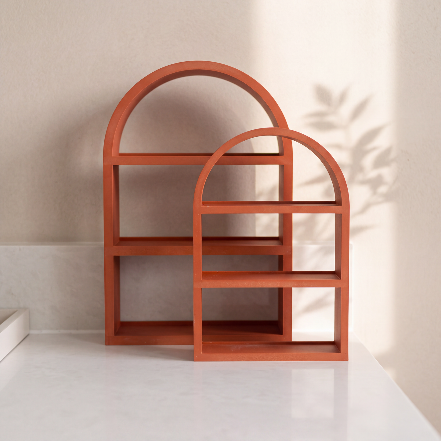 Arch Wall Shelf for Mini Figures, 3D Printed Collectible Shelf