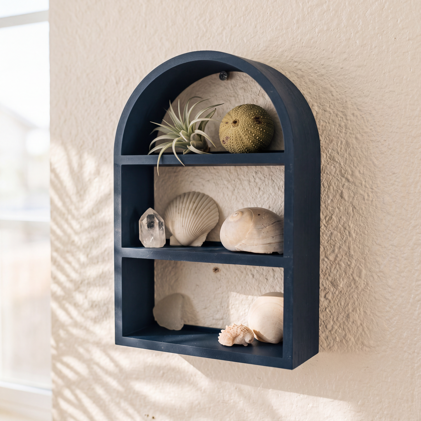 Arch Wall Shelf for Mini Figures, 3D Printed Collectible Shelf