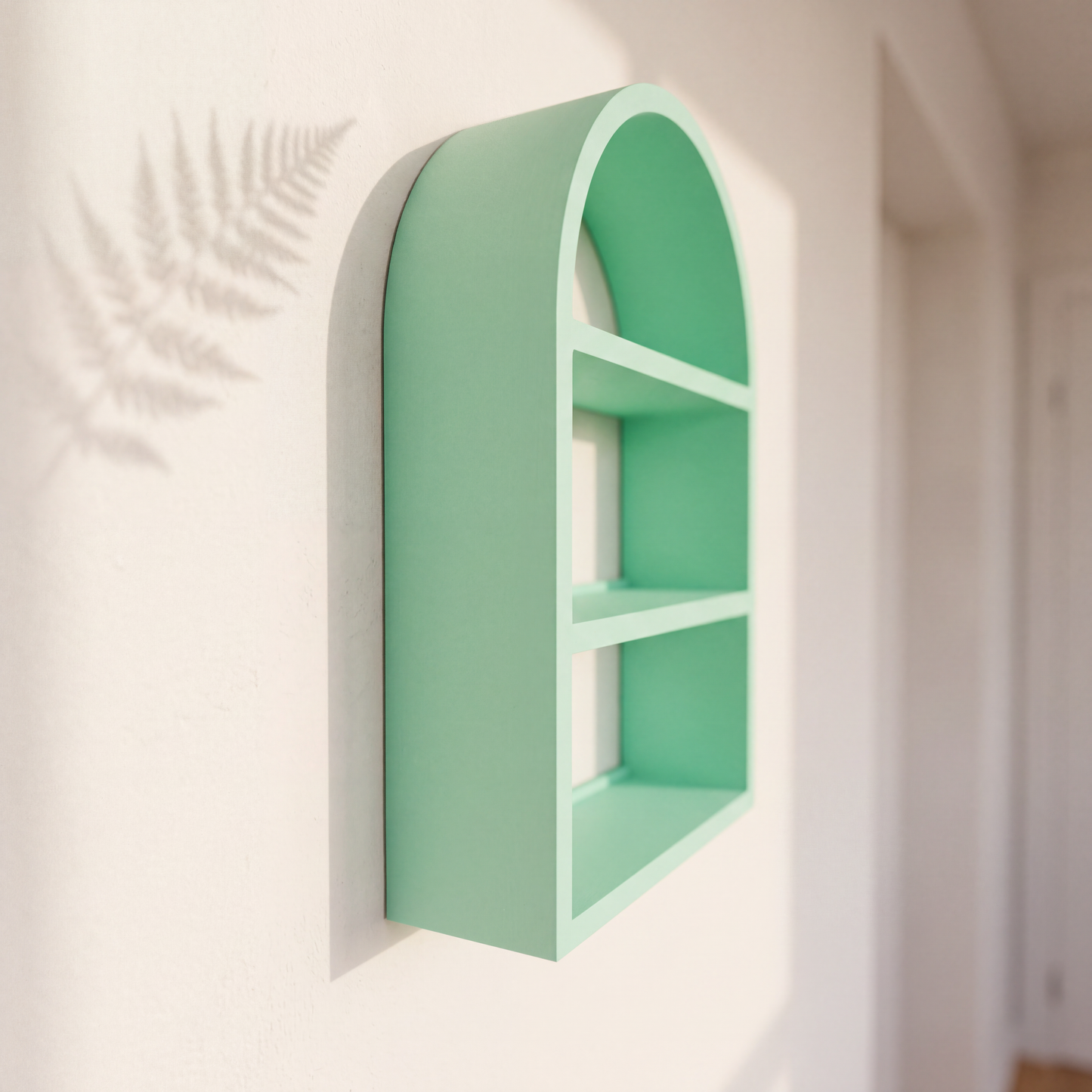Arch Wall Shelf for Mini Figures, 3D Printed Collectible Shelf