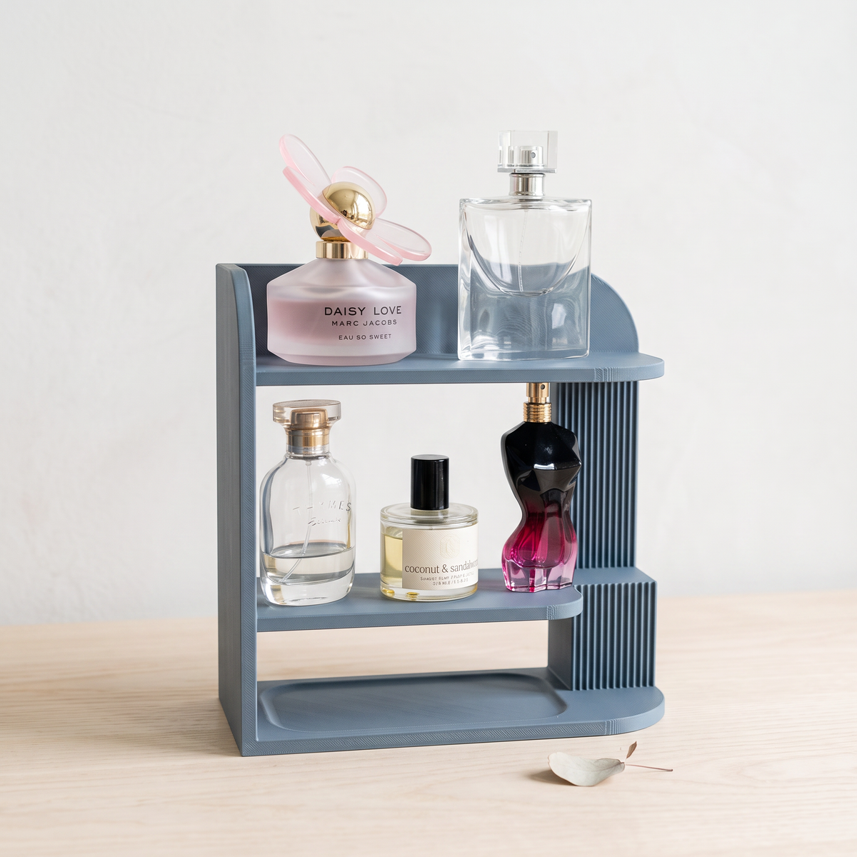 3D Printed Perfume Shelf, Vanity Organizer, Perfume Display Stand, Bathroom Counter Shelf