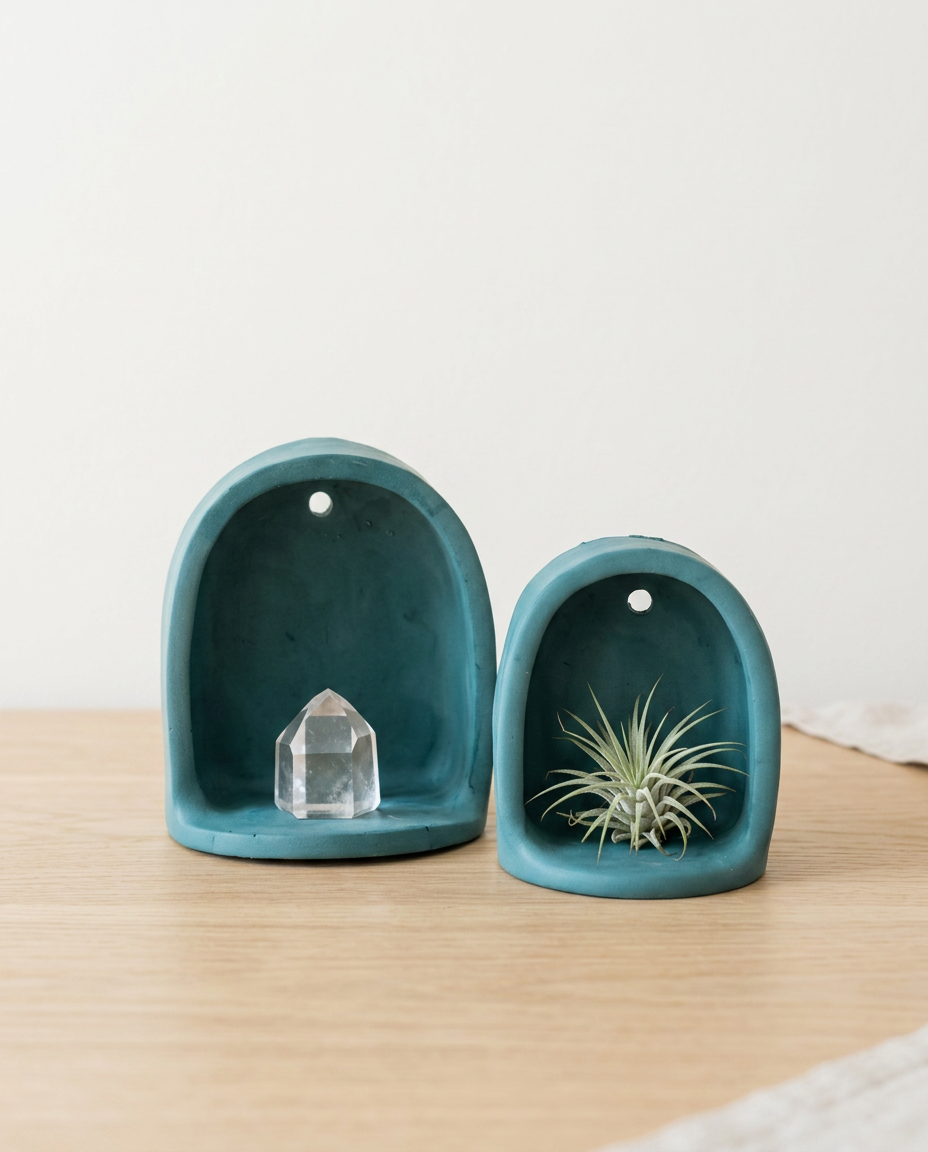 Wall Niche Shelf - Mini Altar Arch for Crystals, Air Plants & Trinkets