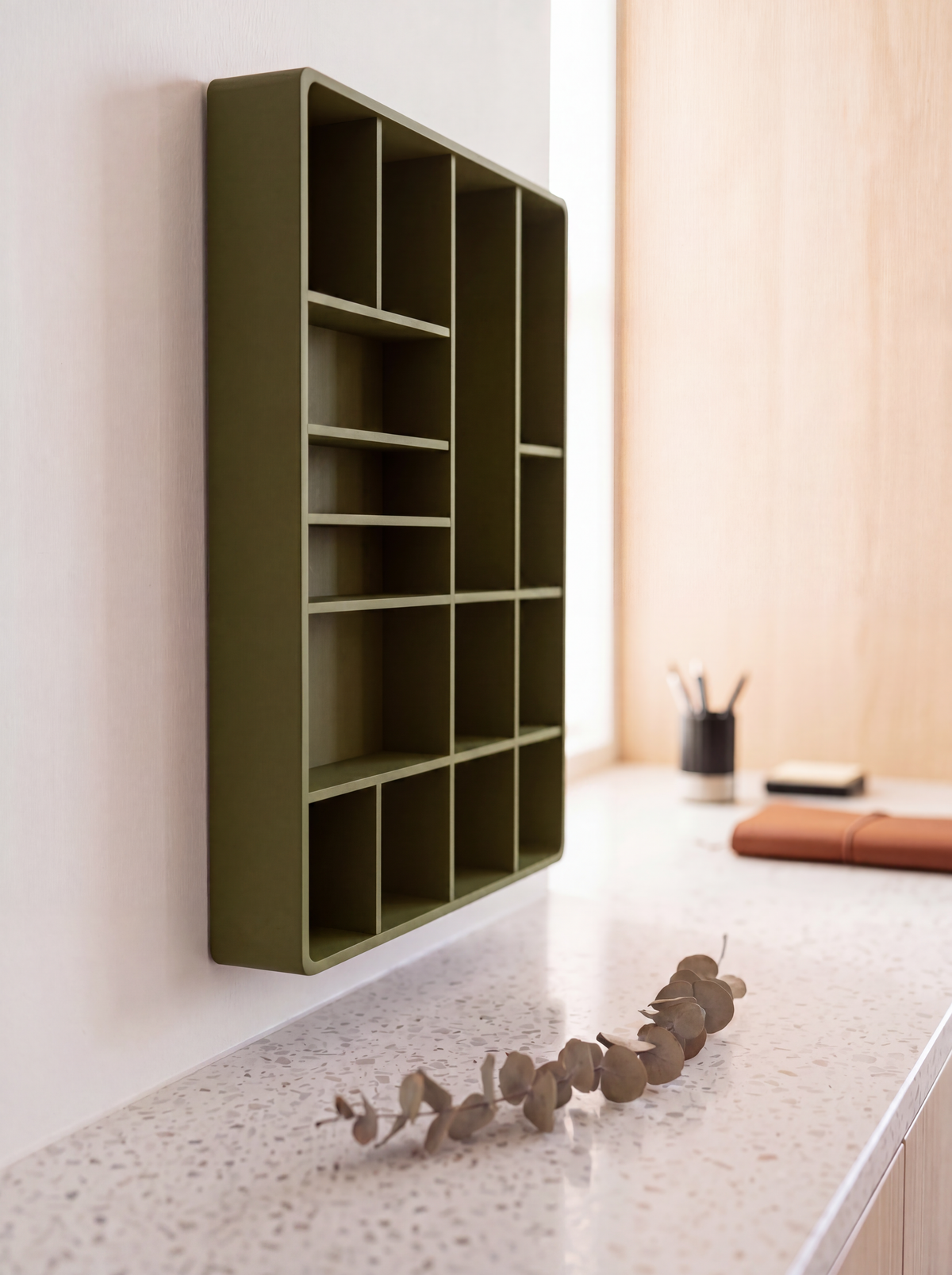 3D Printed Curio Shelf | Miniature Display Shelf for Collectibles | Shadow Box Wall Decor