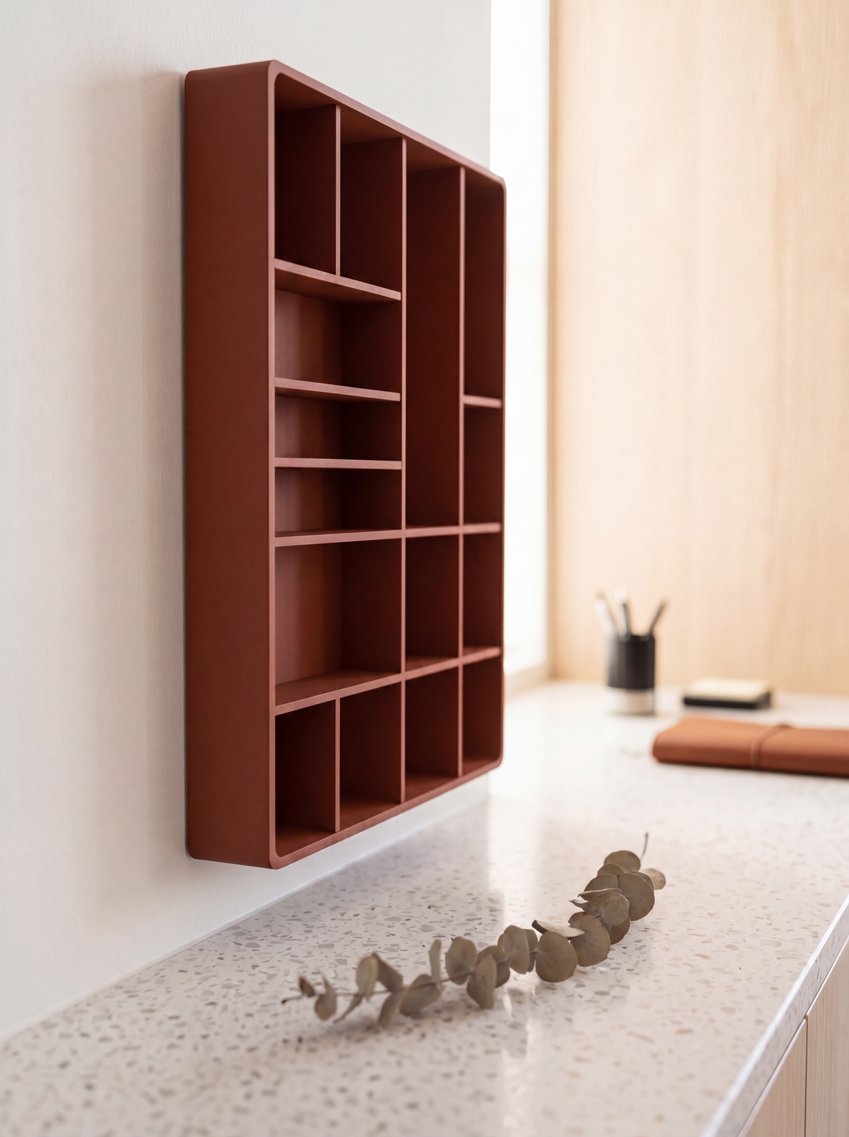 3D Printed Curio Shelf | Miniature Display Shelf for Collectibles | Shadow Box Wall Decor
