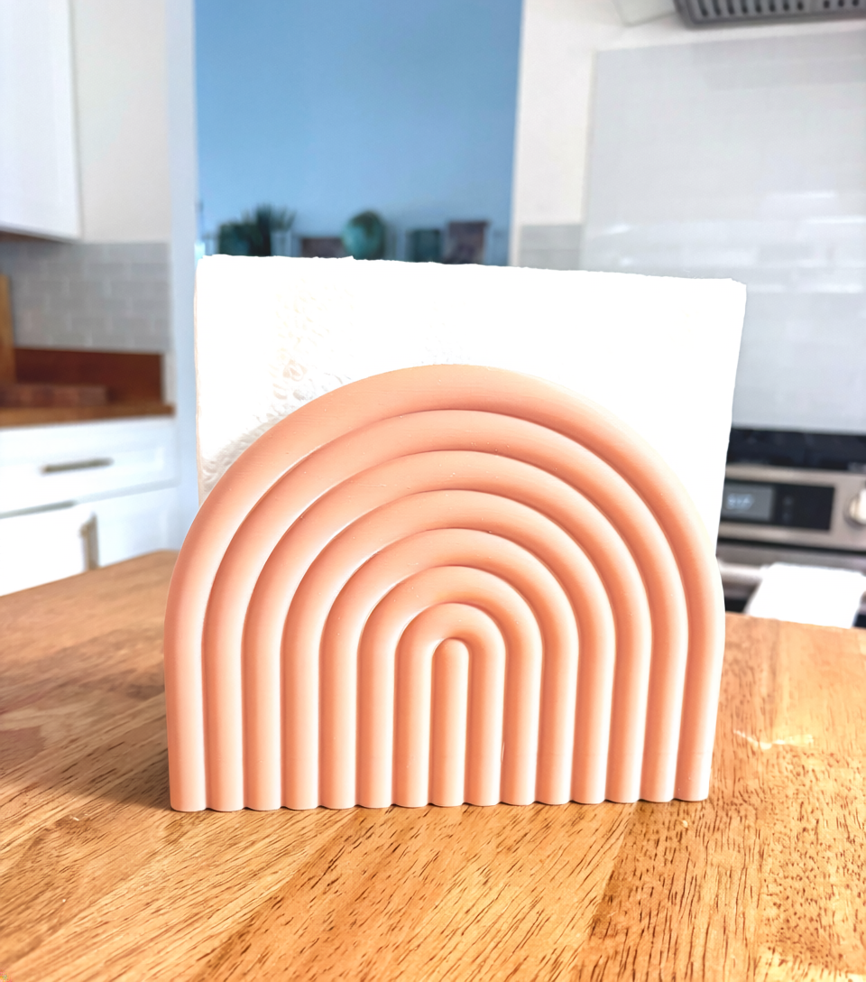 Modern Arch Napkin Holder | Minimalist Kitchen Decor
