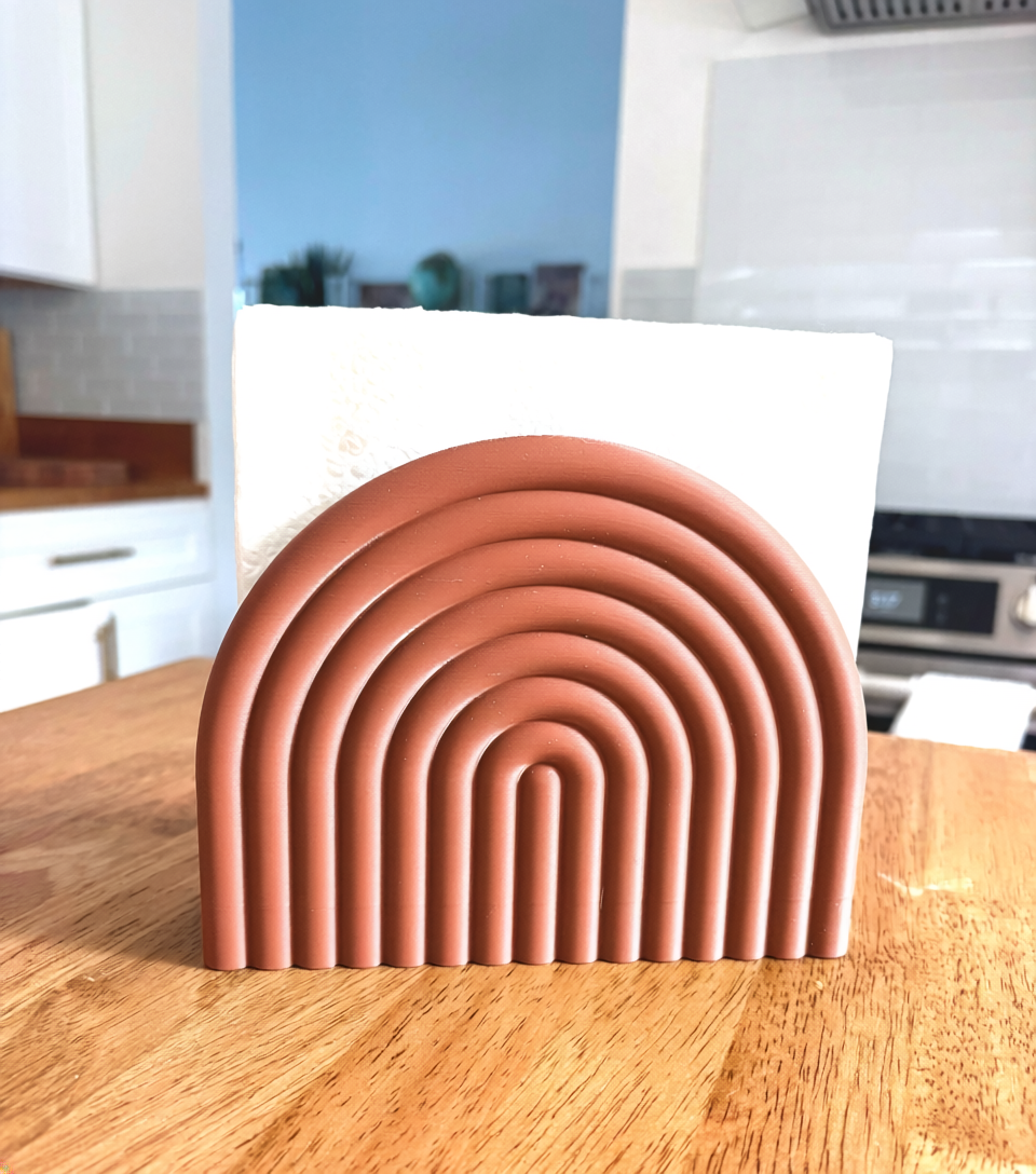 Modern Arch Napkin Holder | Minimalist Kitchen Decor